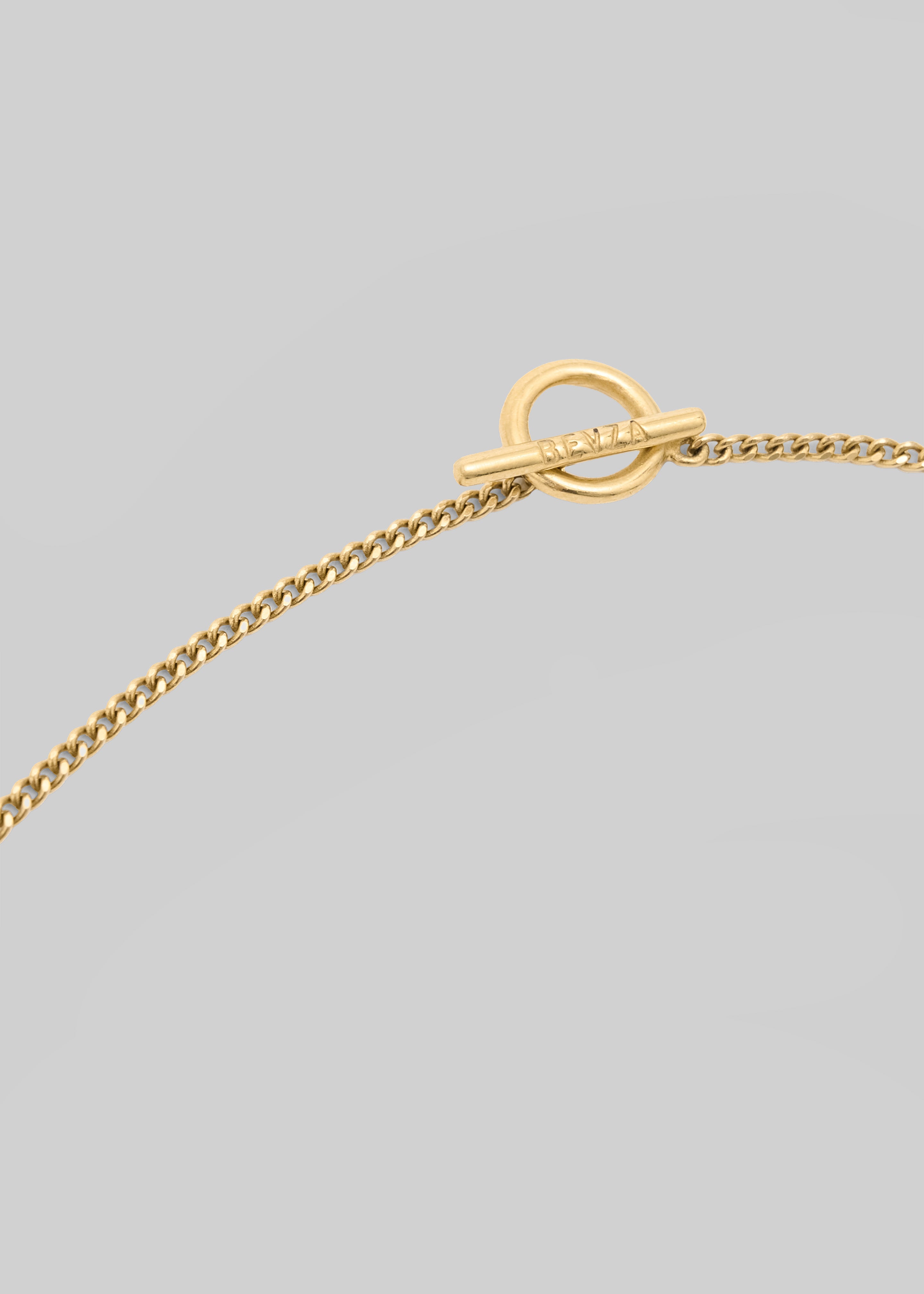 Bevza Flat Spikelet Pendant - Gold - 2