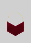 Bevza Grain Clutch - Burgundy