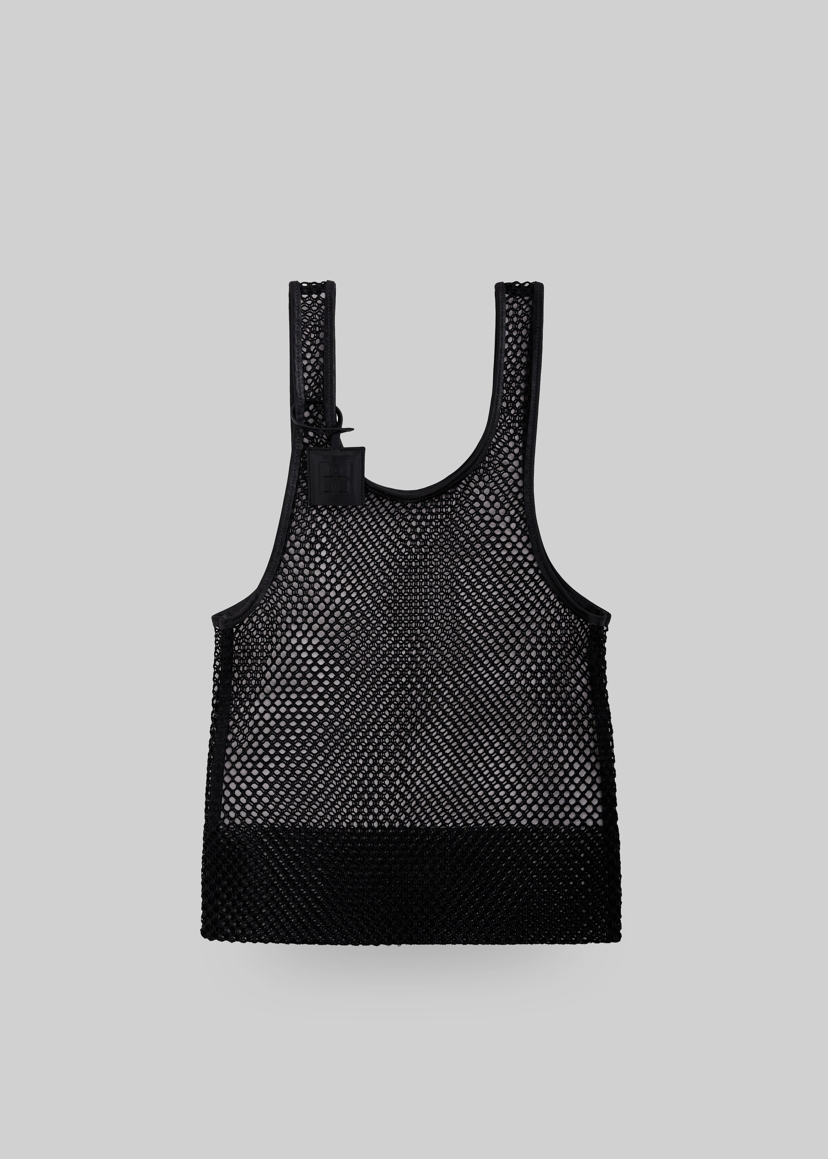 Bevza Honeycomb Tank Tote - Black - 1