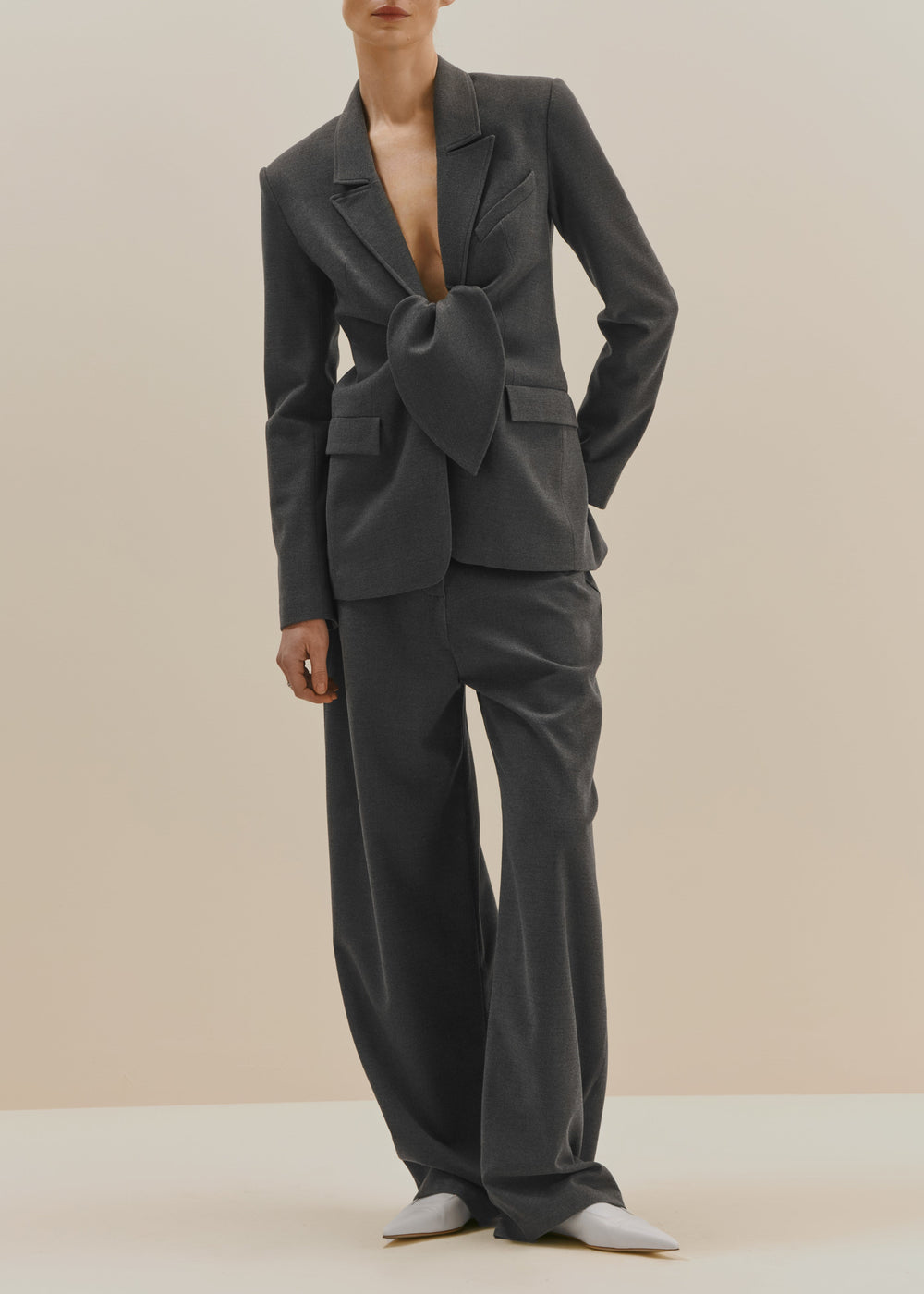 Bevza Jacket With Hustka - Dark Grey - 1