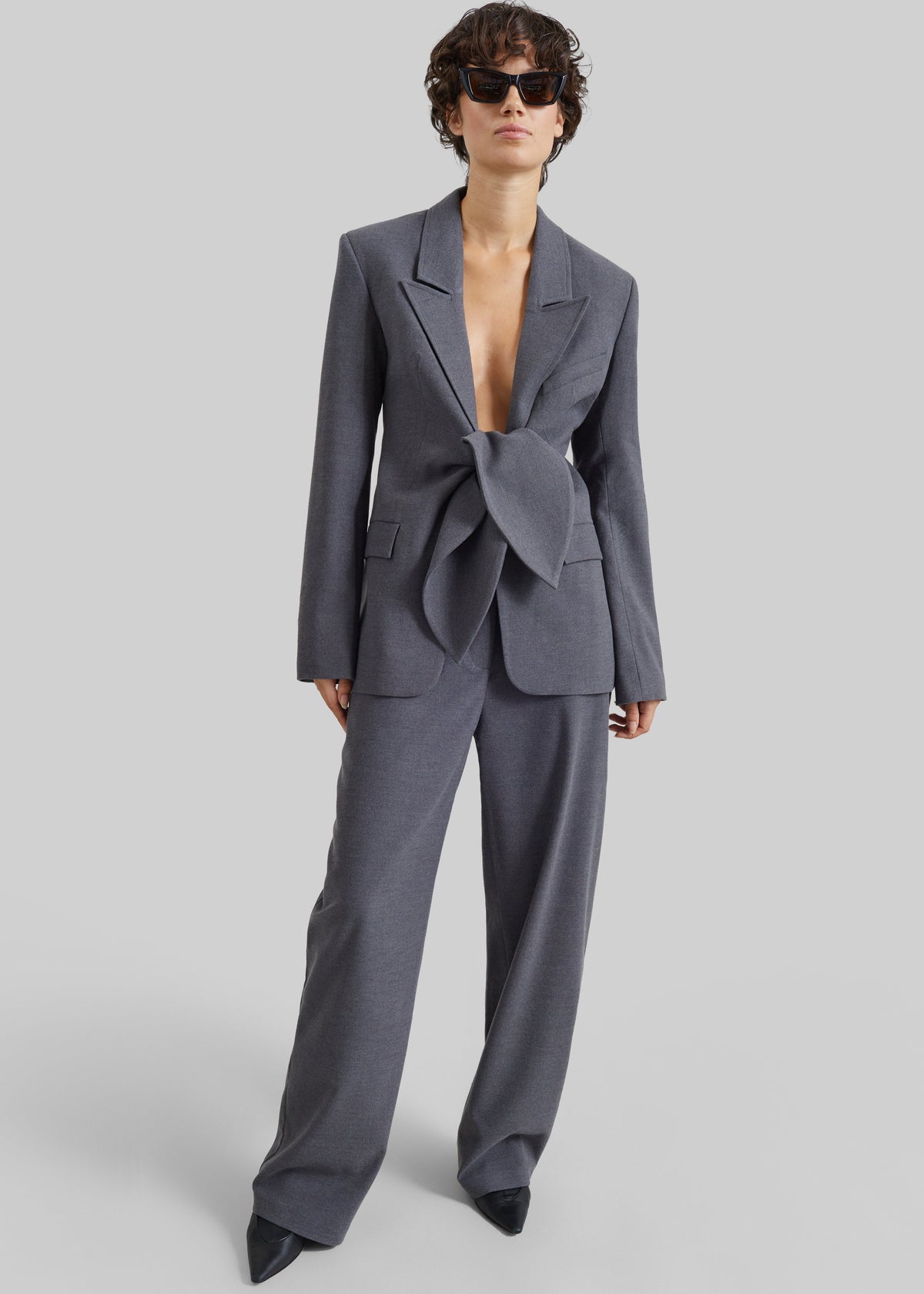 Shop the look image for Bevza Costume Trousers - Grey