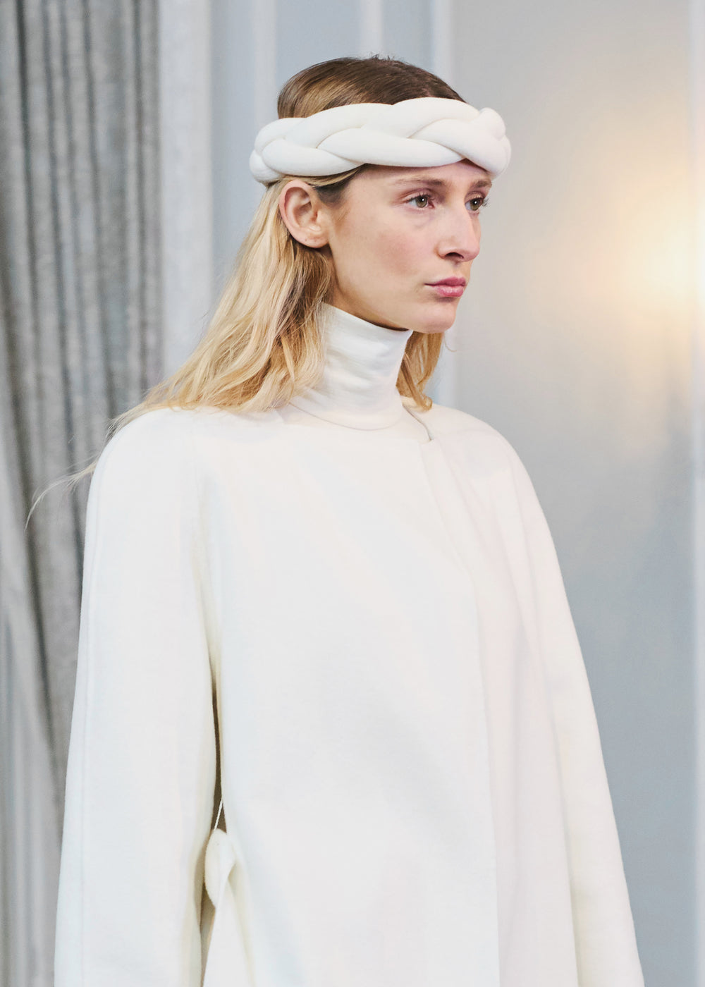 Bevza Kosa Headband - Ivory - 1