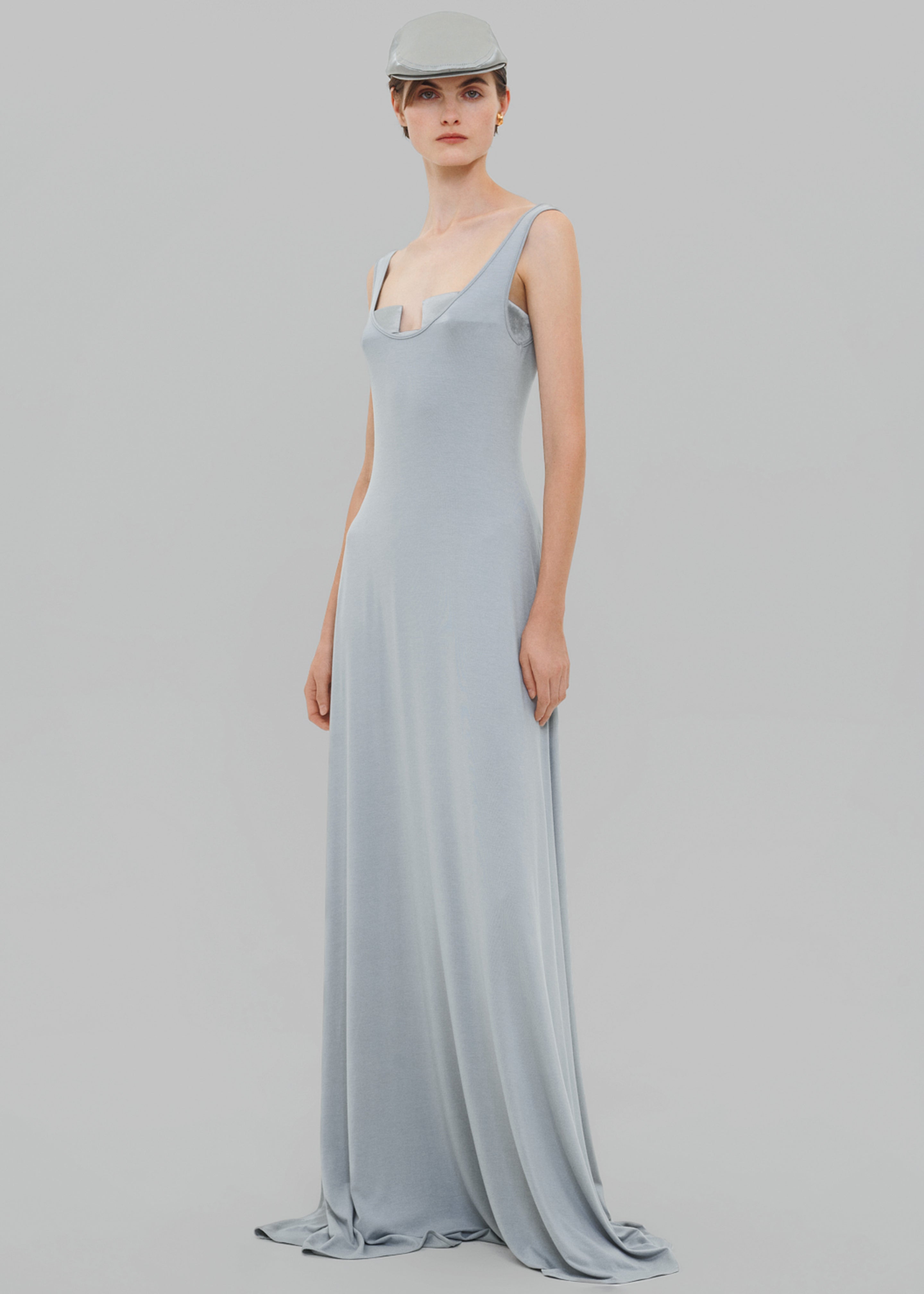 Bevza Kyiv Summer Dress - Steel Grey - 1