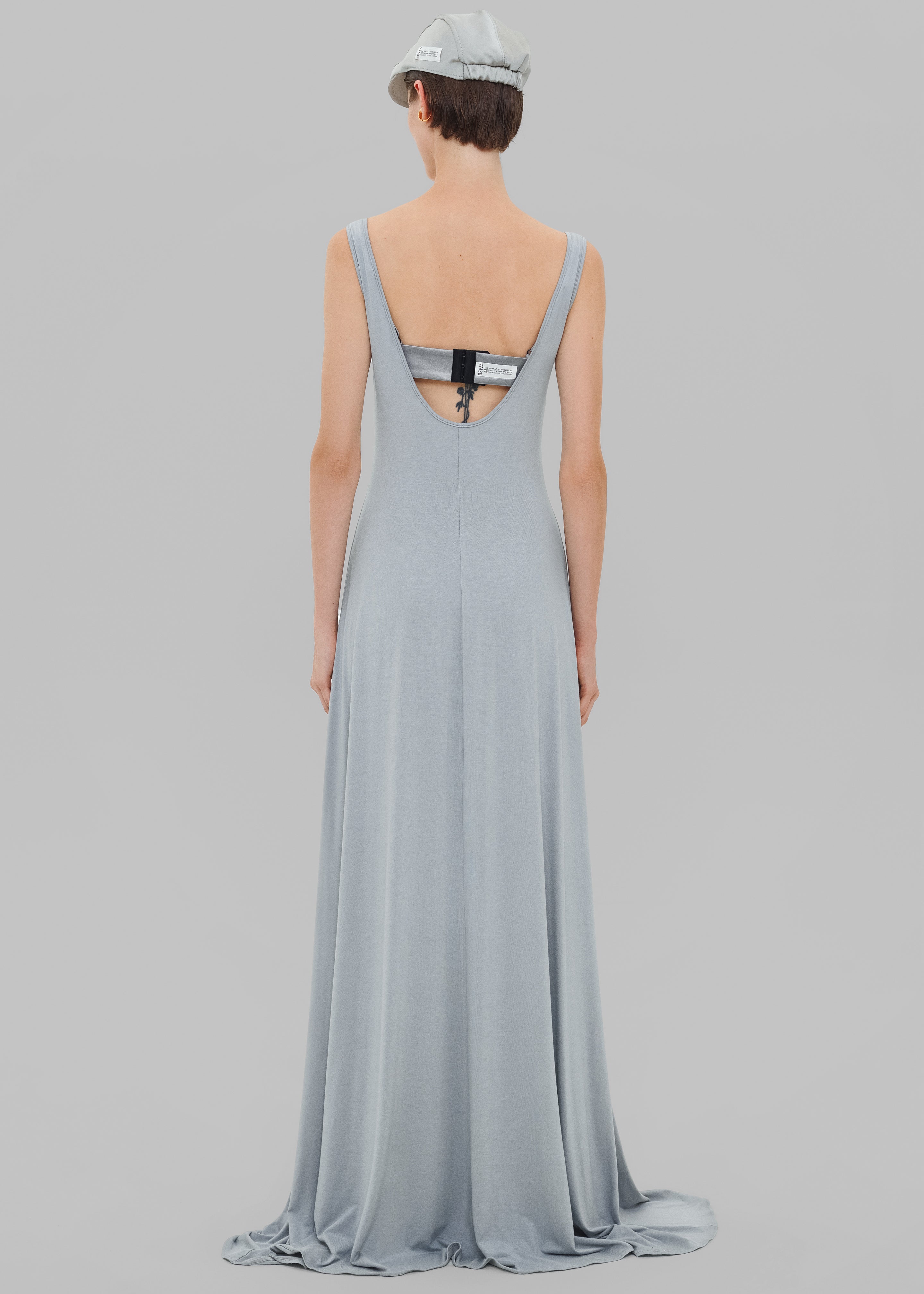 Bevza Kyiv Summer Dress - Steel Grey - 5