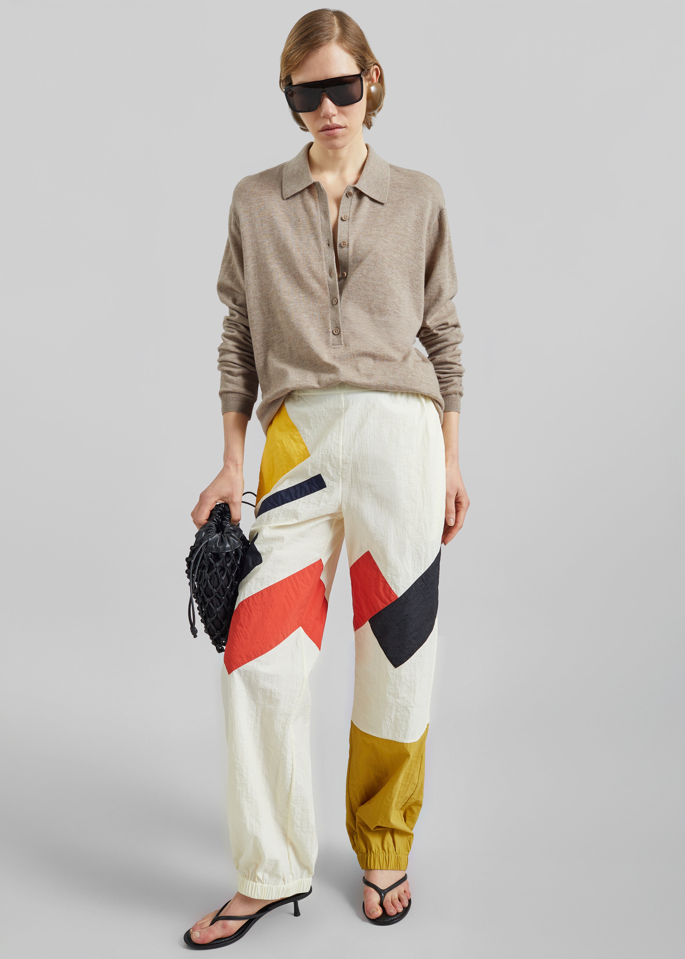 Bevza Malevich Track Pants - Vanilla - 4