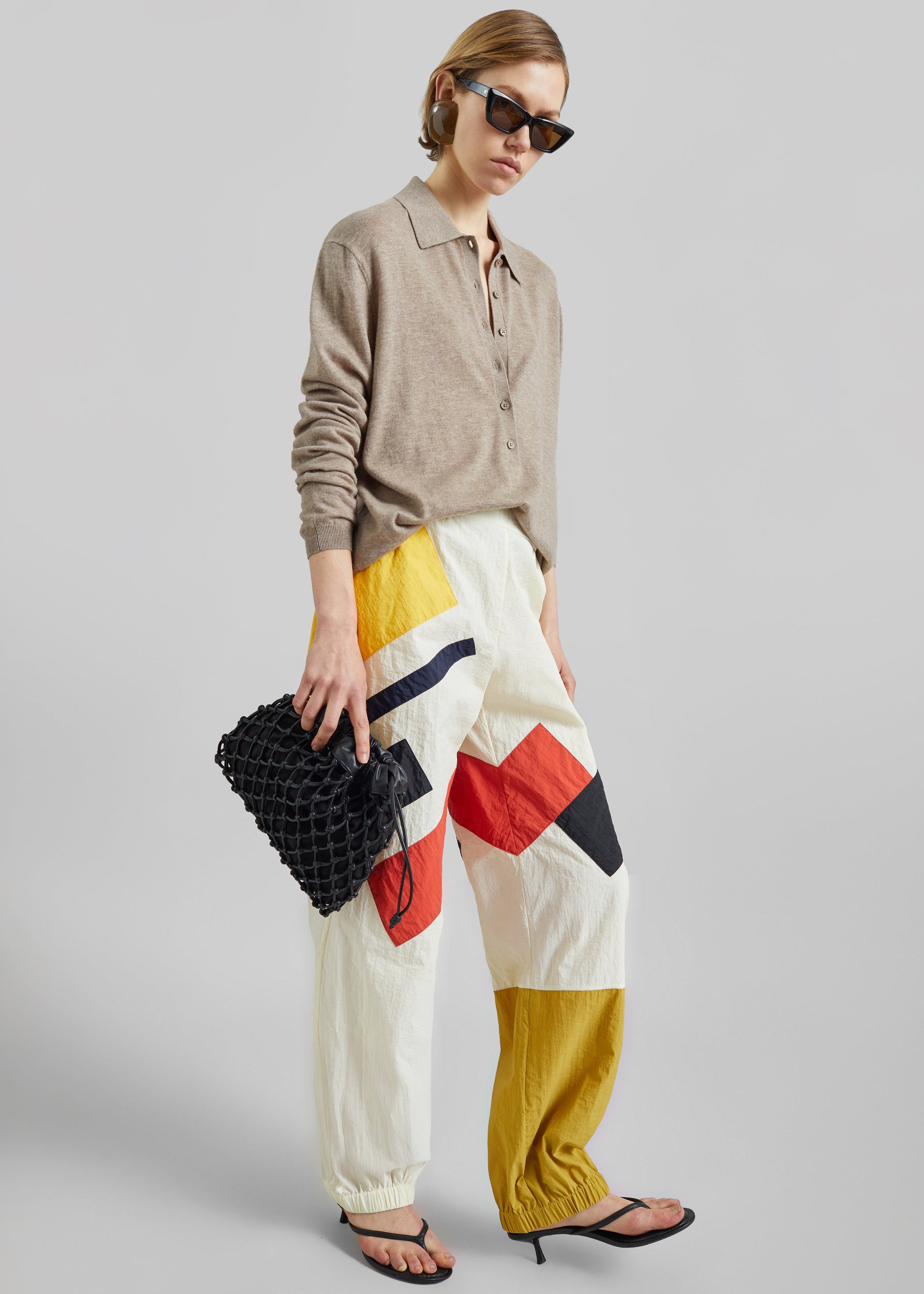 Shop the look image for Bevza Malevich Track Pants - Vanilla