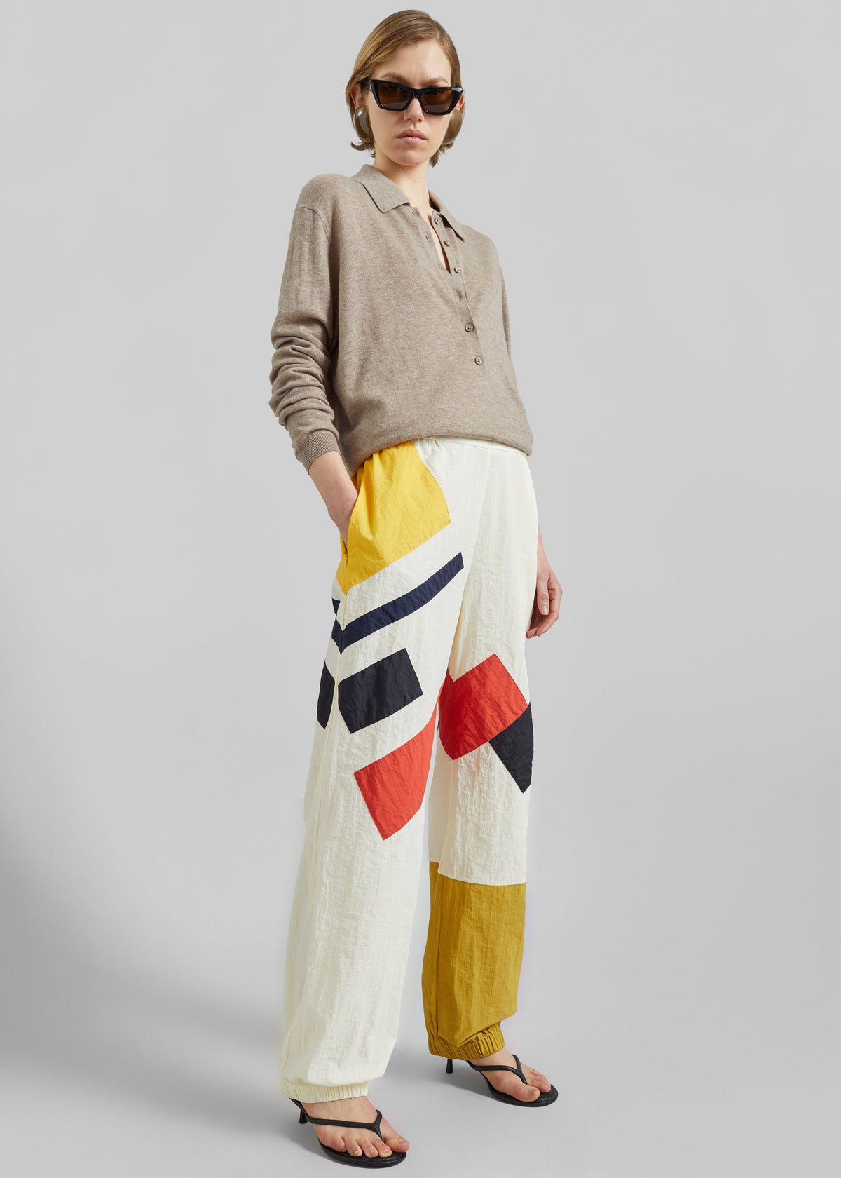 Bevza Malevich Track Pants - Vanilla - 7