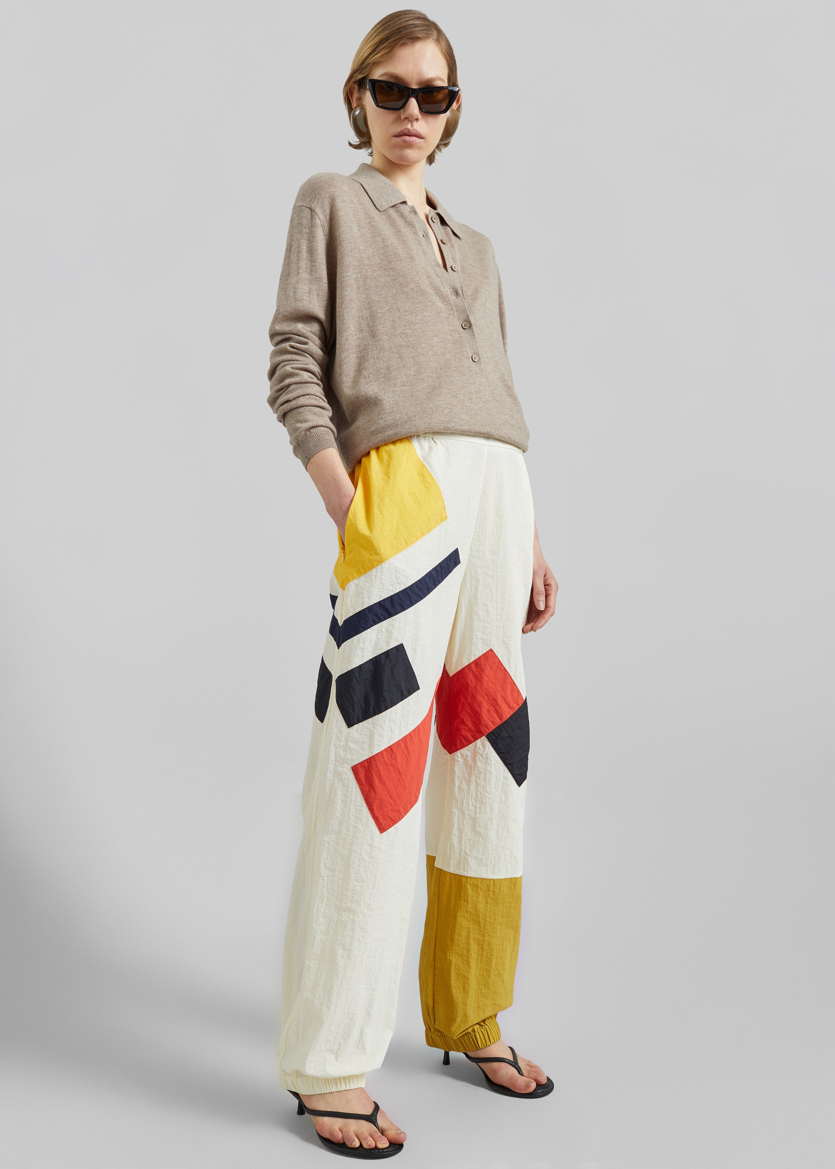 Bevza Malevich Track Pants - Vanilla - 7