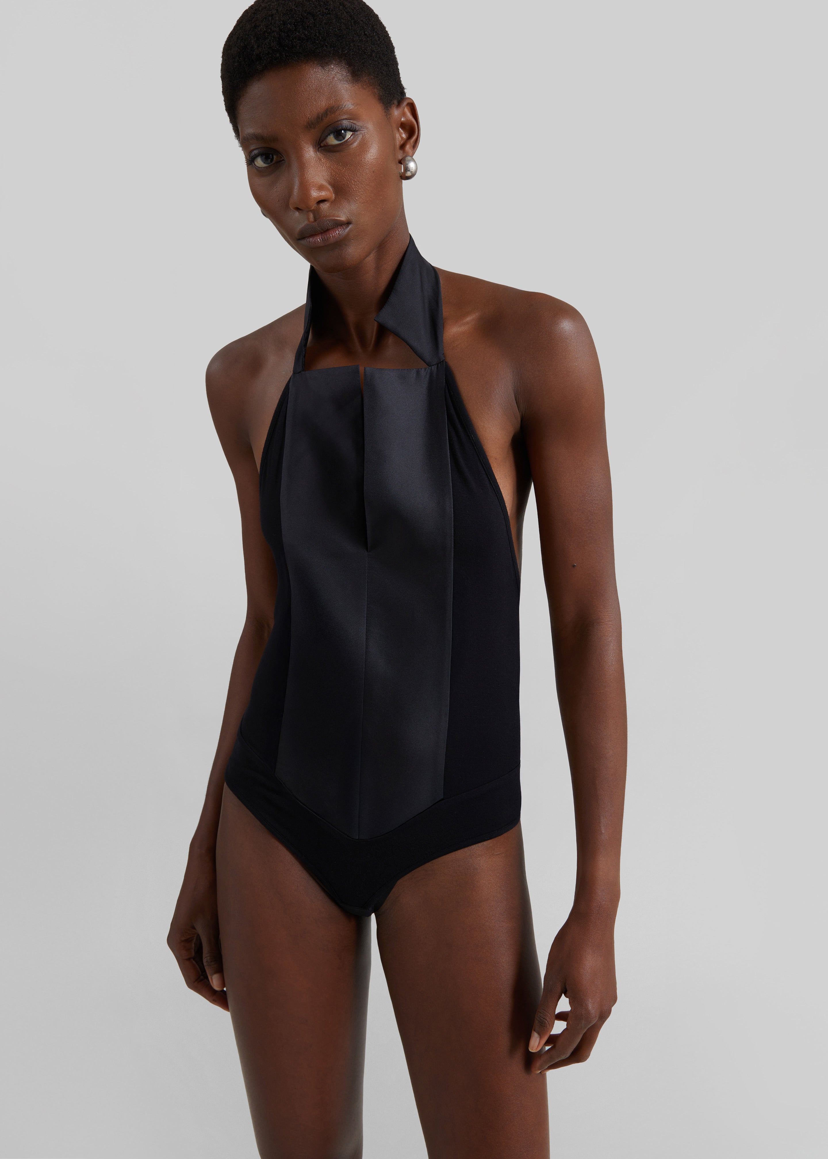 Bevza Manishka Bodysuit - Black – The Frankie Shop Europe