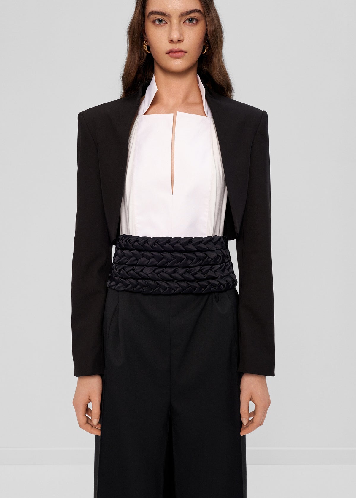 Bevza Manishka Bodysuit - Ivory - 1