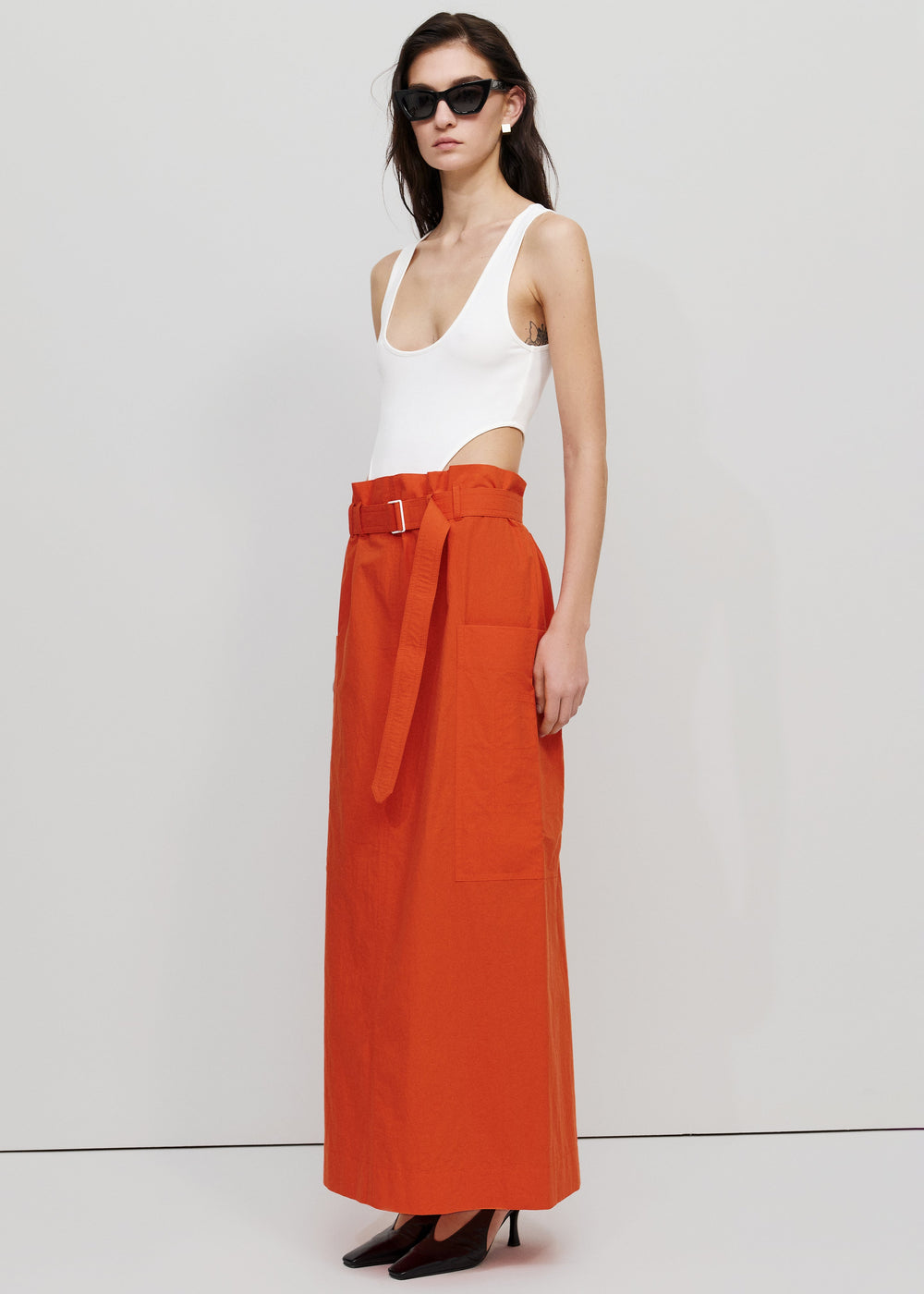 Bevza Red House Skirt - Carrot Red - 1