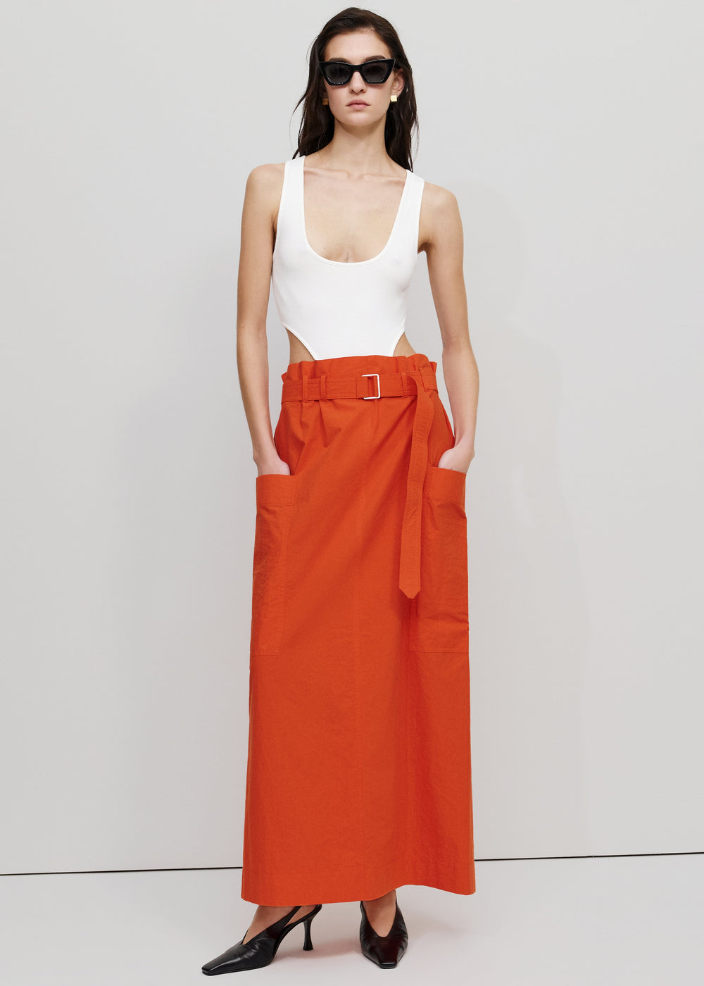 Bevza Red House Skirt - Carrot Red - 1