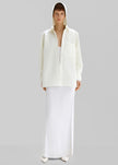 Bevza Shirt Rain Jacket - Dusty Ivory