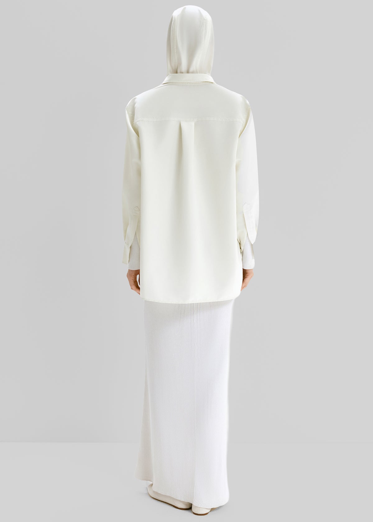 Bevza Shirt Rain Jacket - Dusty Ivory - 4