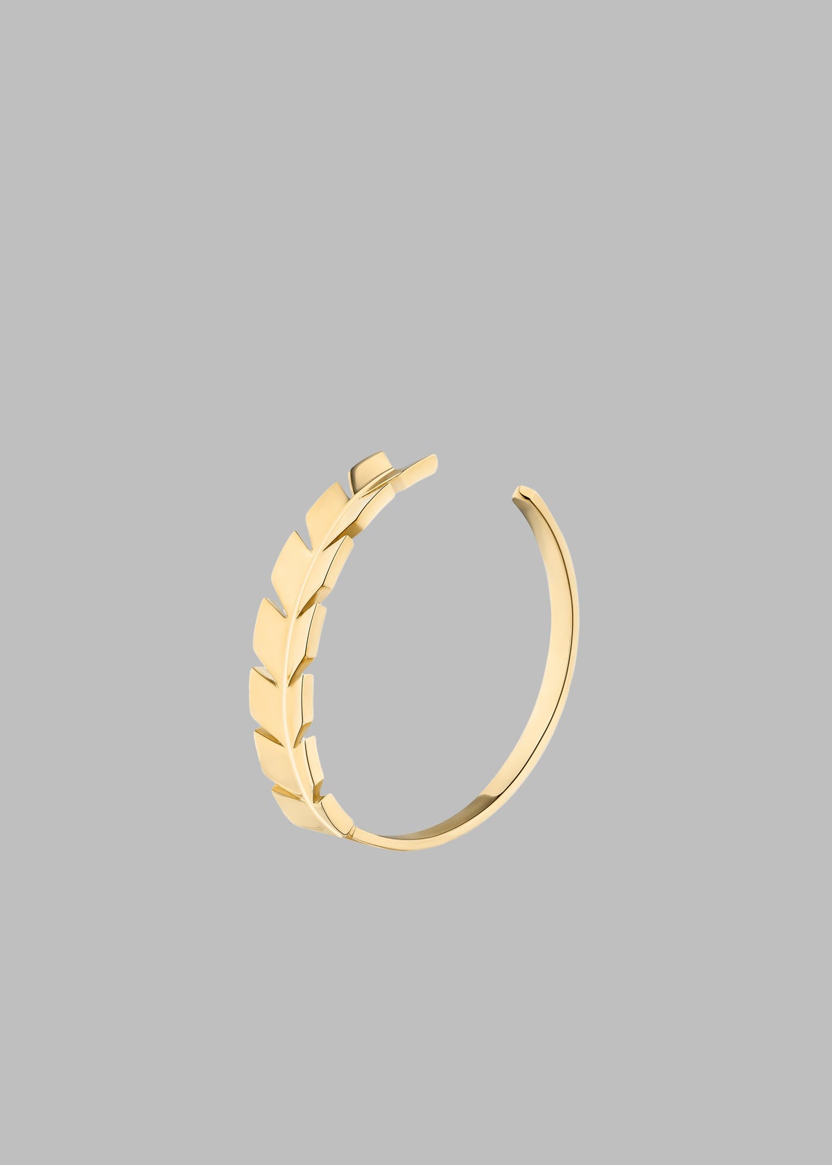 Bevza Spikelet Cuff Bracelet - Gold - 2