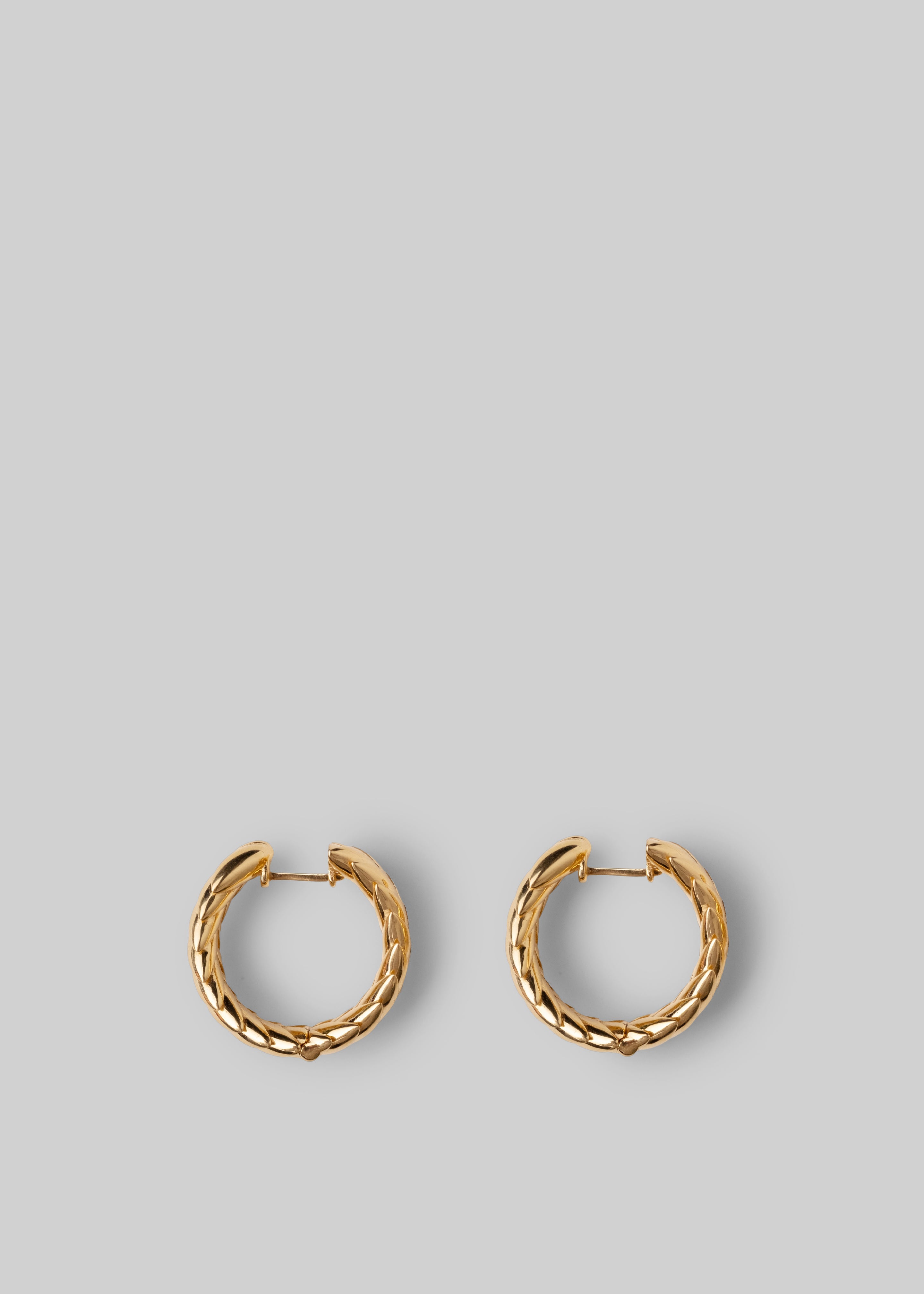 Bevza Spikelet Hoops - Gold - 3