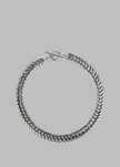 Bevza Spikelet Necklace - Silver