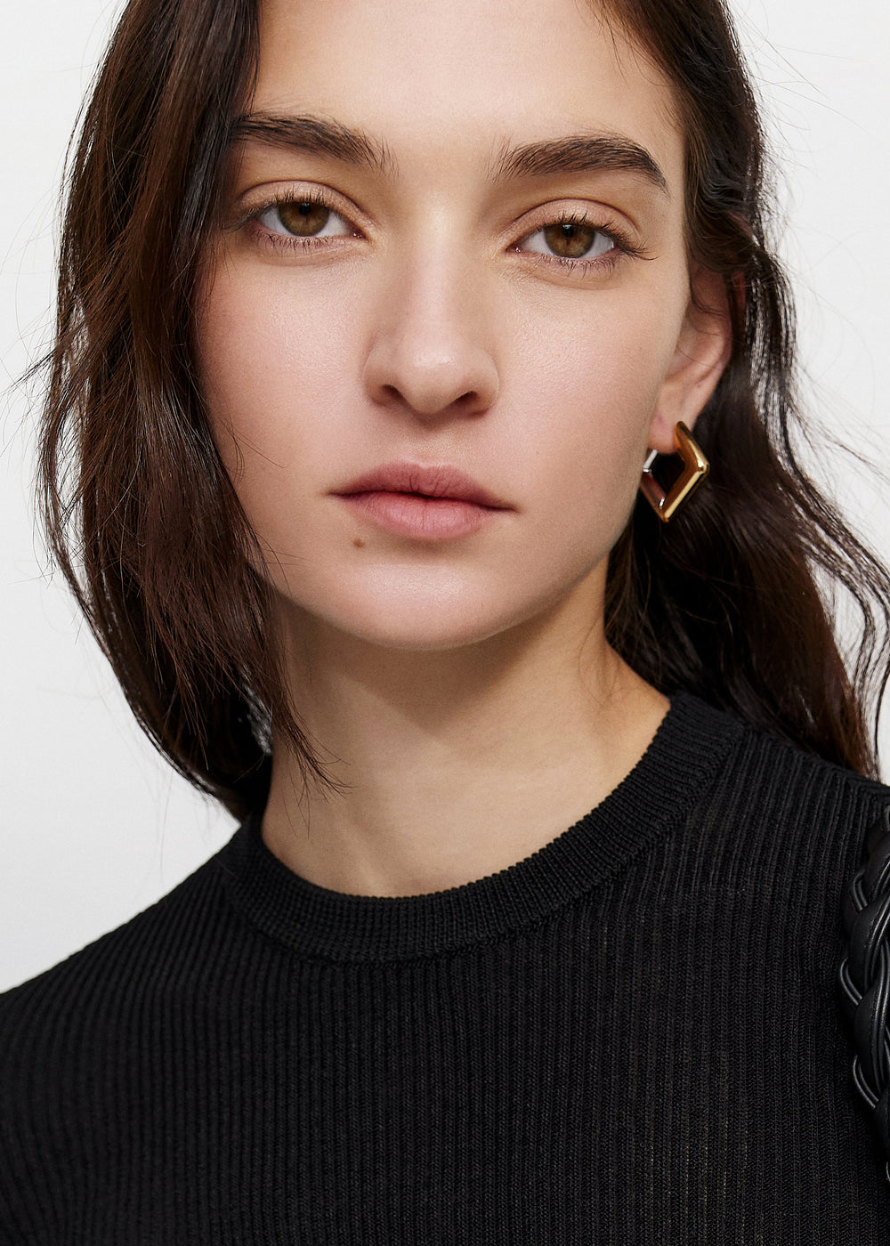 Bevza Square Earrings - Golden/Silver - 1