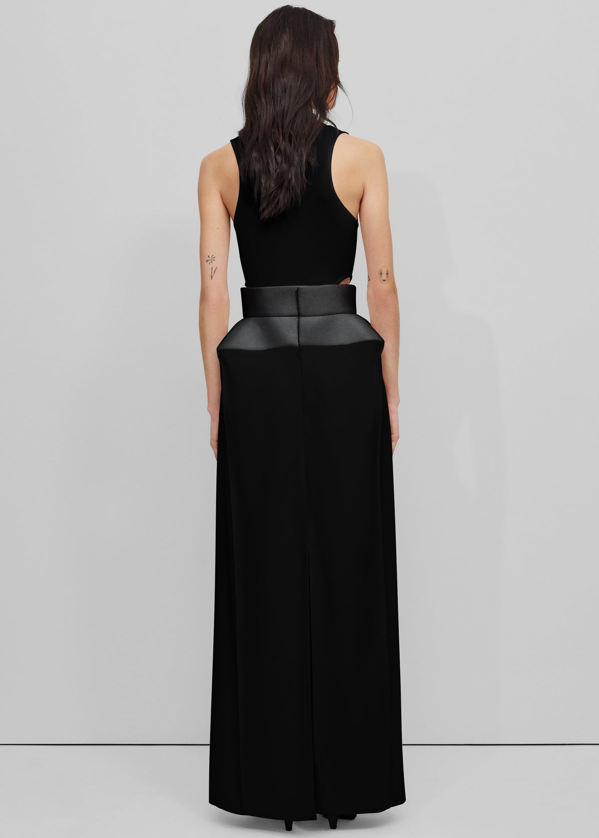 Bevza Structured Skirt - Black - 4