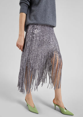 Bevza Sunbeams Skirt - Steel Grey