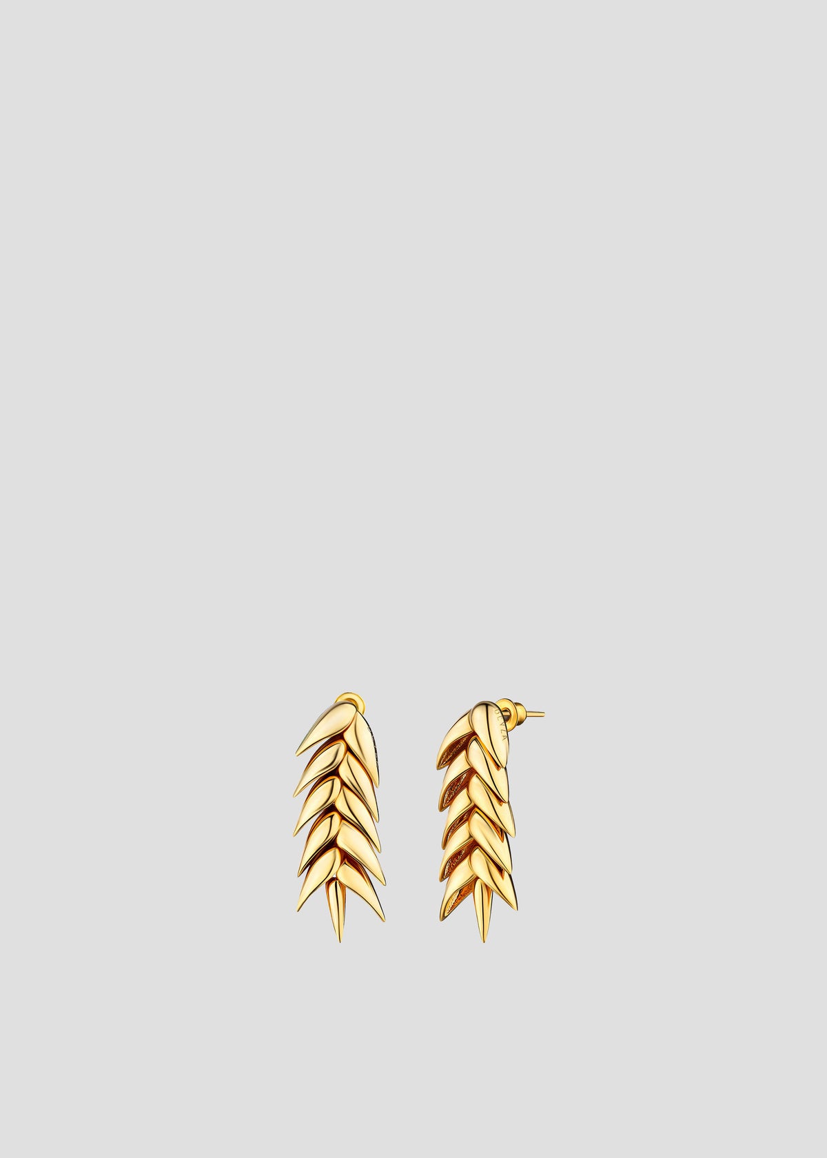 Bevza Spikelet Short Earrings - Gold - 1