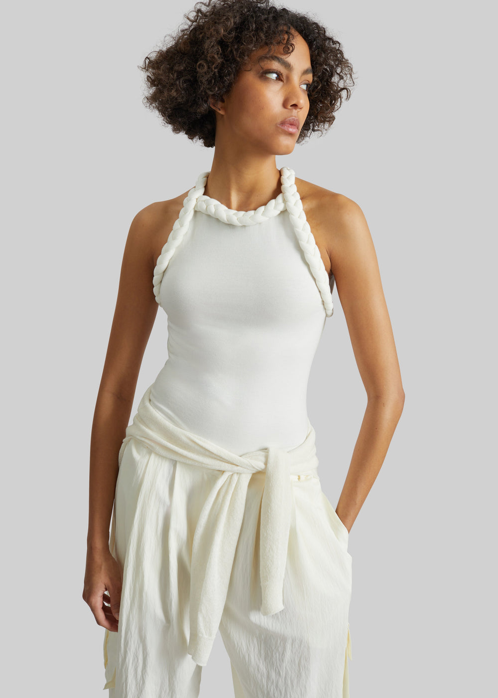 Bevza Tisto Bodysuit - White