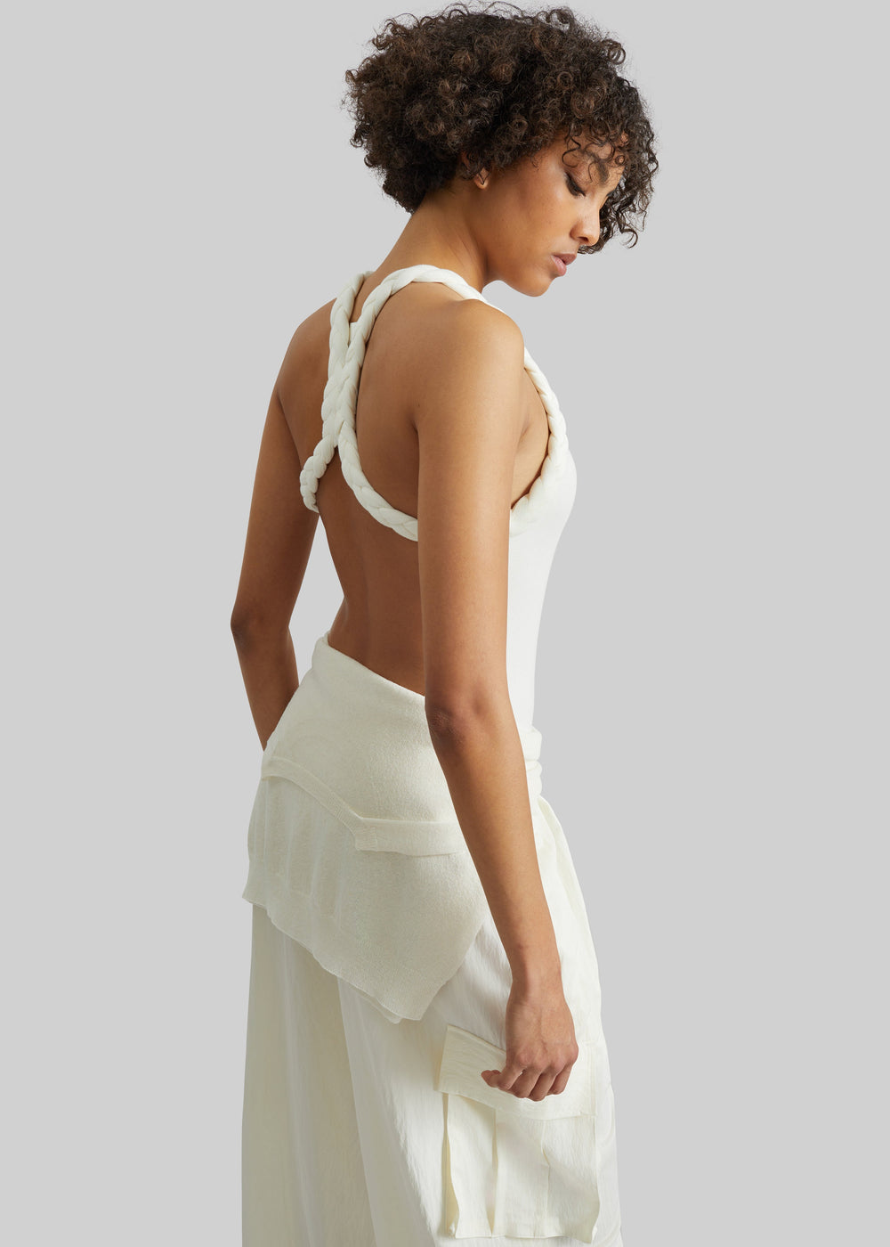 Bevza Tisto Bodysuit - White - 1