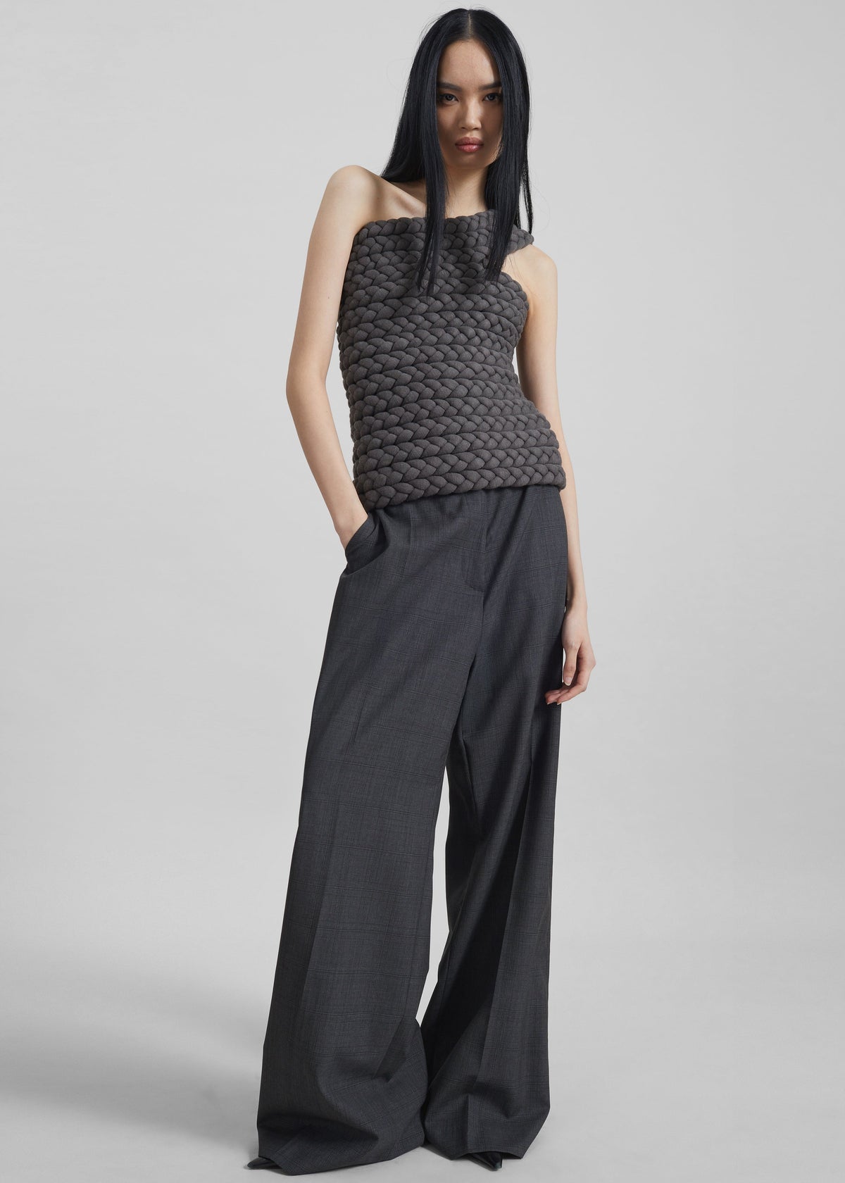 Bevza Tisto Top - Dark Grey - 4