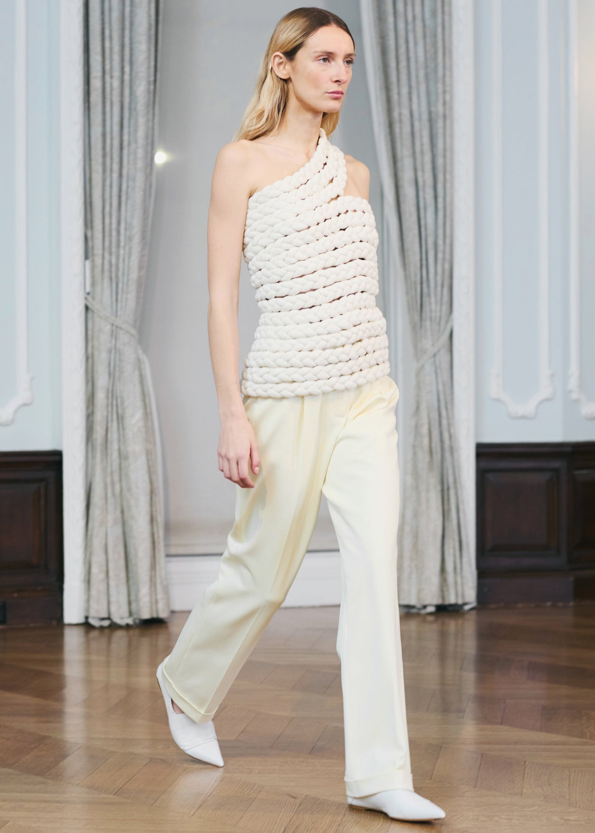 Bevza Tisto Top - Ivory - 2