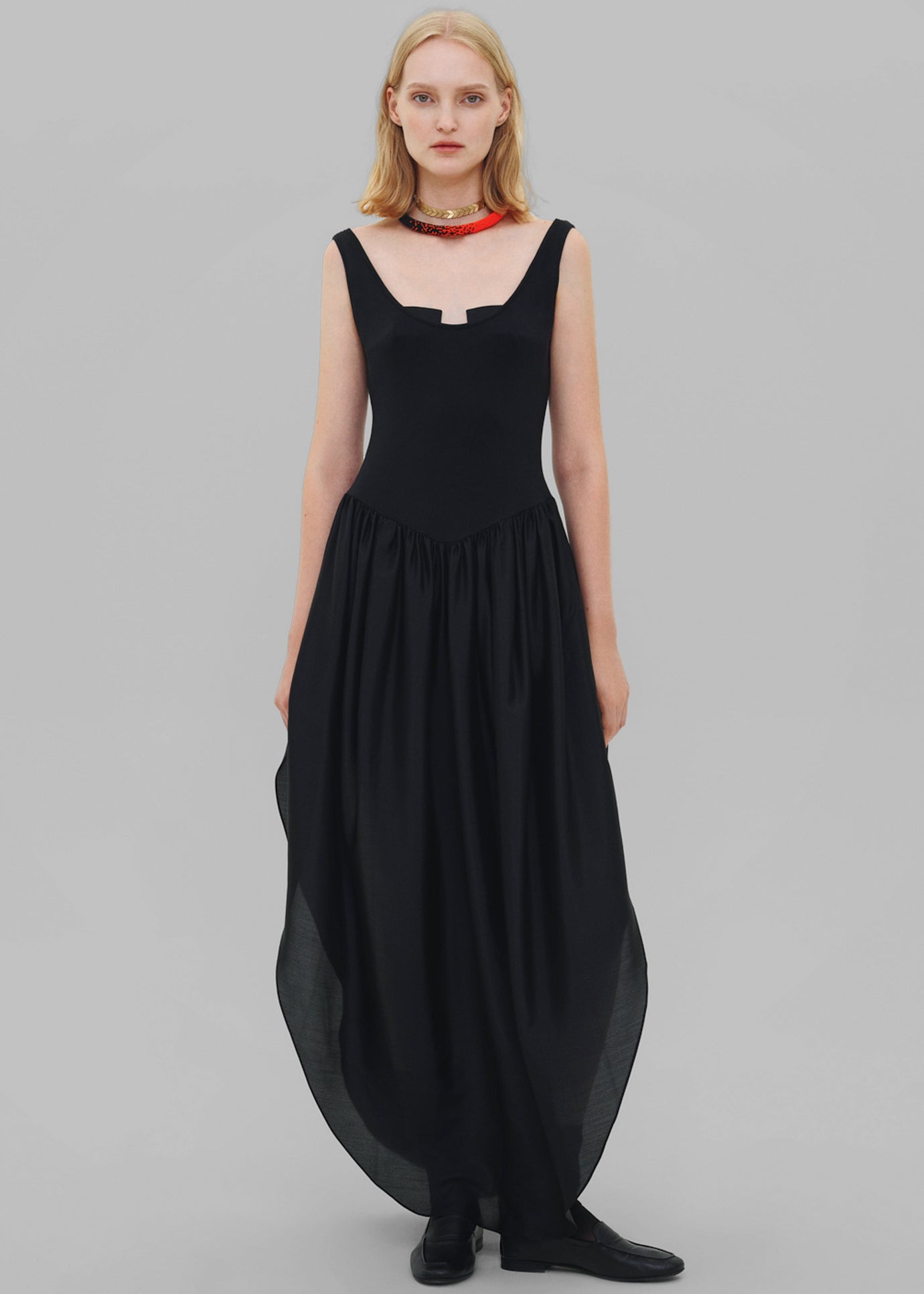 Bevza Tulip Dress - Black