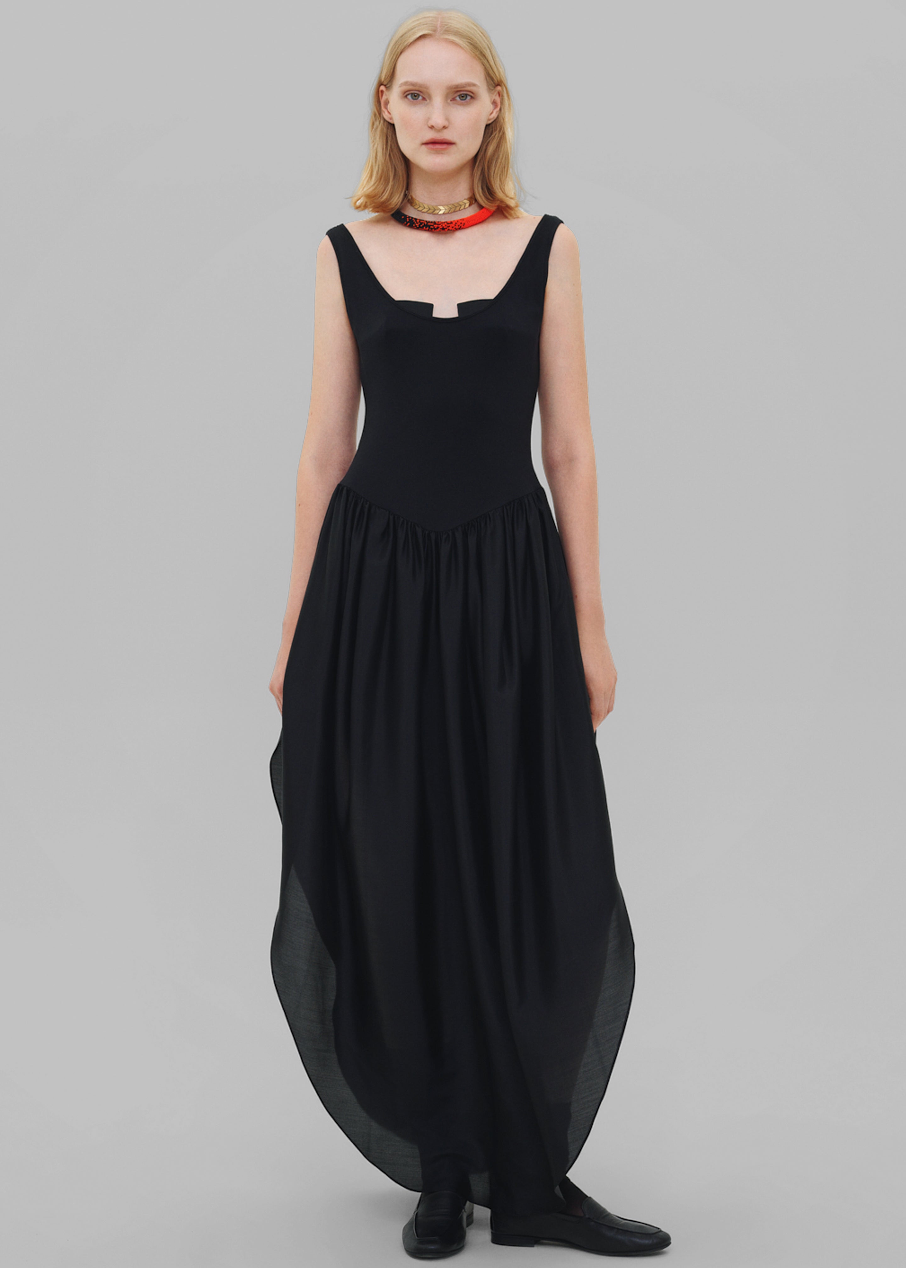 Bevza Tulip Dress - Black - 1