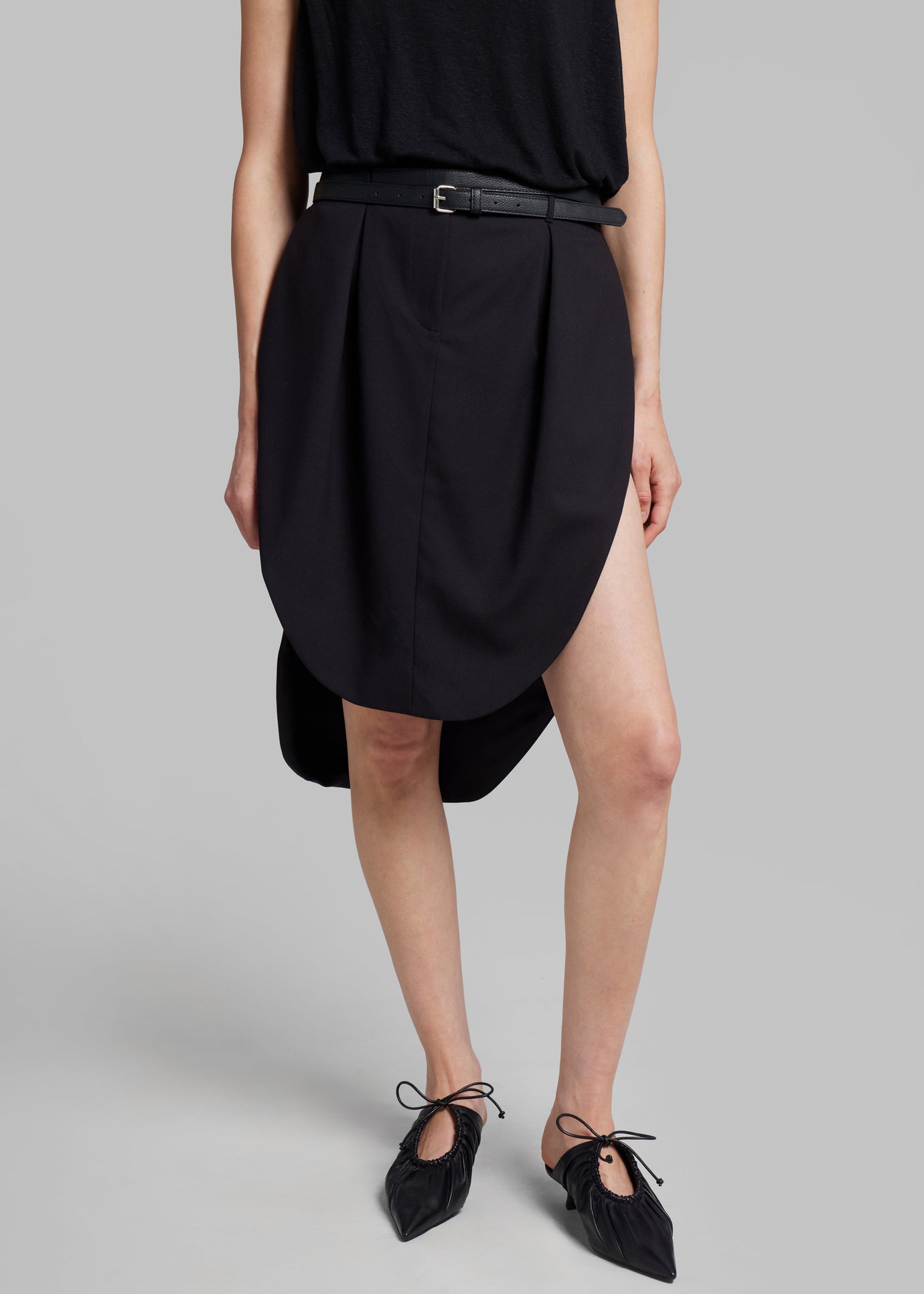Bevza Tulip Skirt - Black - 1