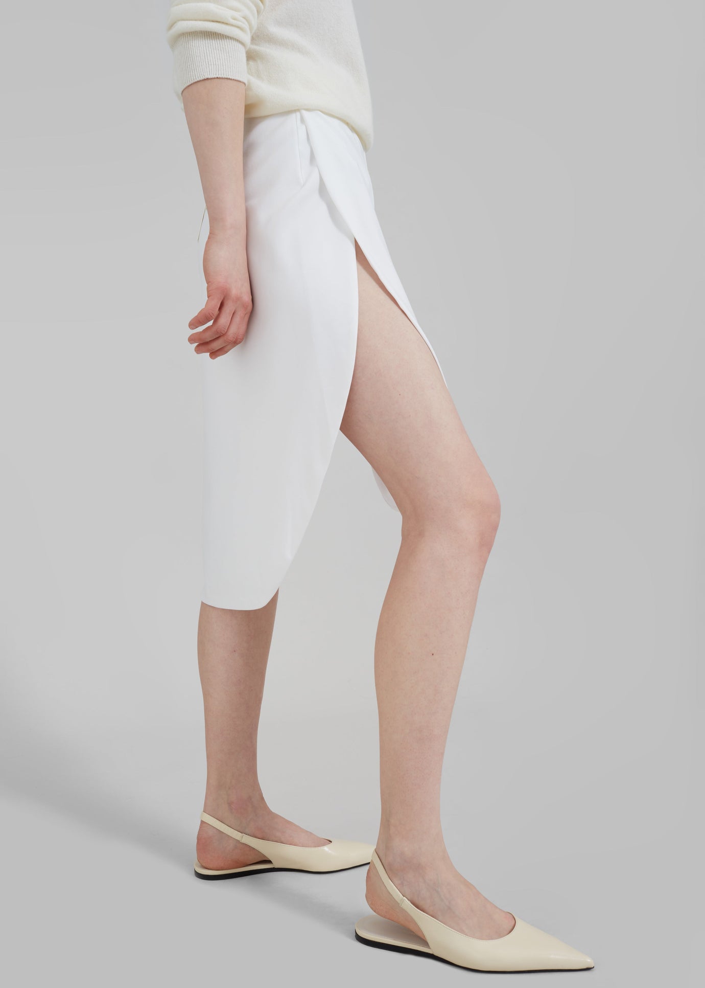 Bevza Tulip Skirt - Ivory