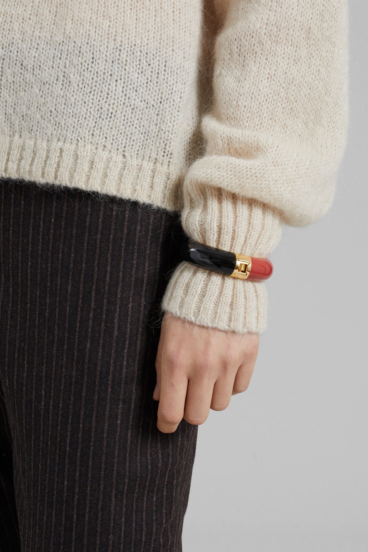 Bevza Two-Color Bracelet - Red/Black - 4