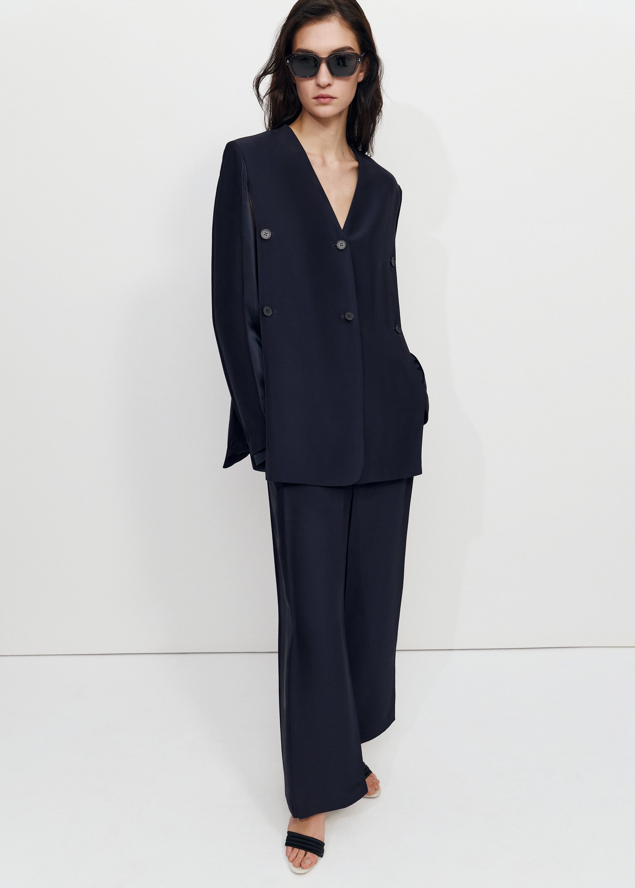 Shop the look image for Bevza Deconstructed Jacket #3 - Dark Ink Navy