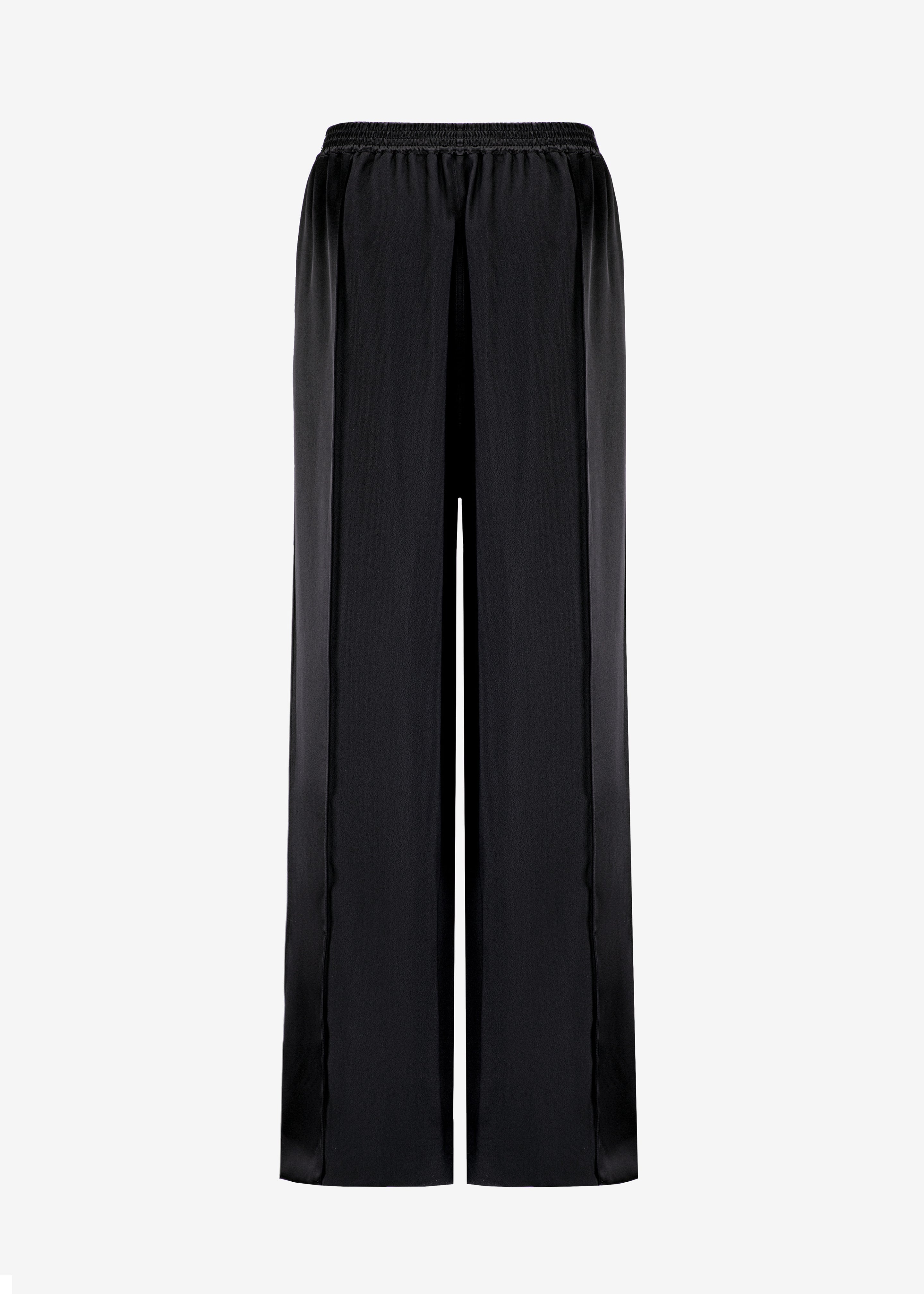 Bevza Wide-Leg Trousers - Black - 7