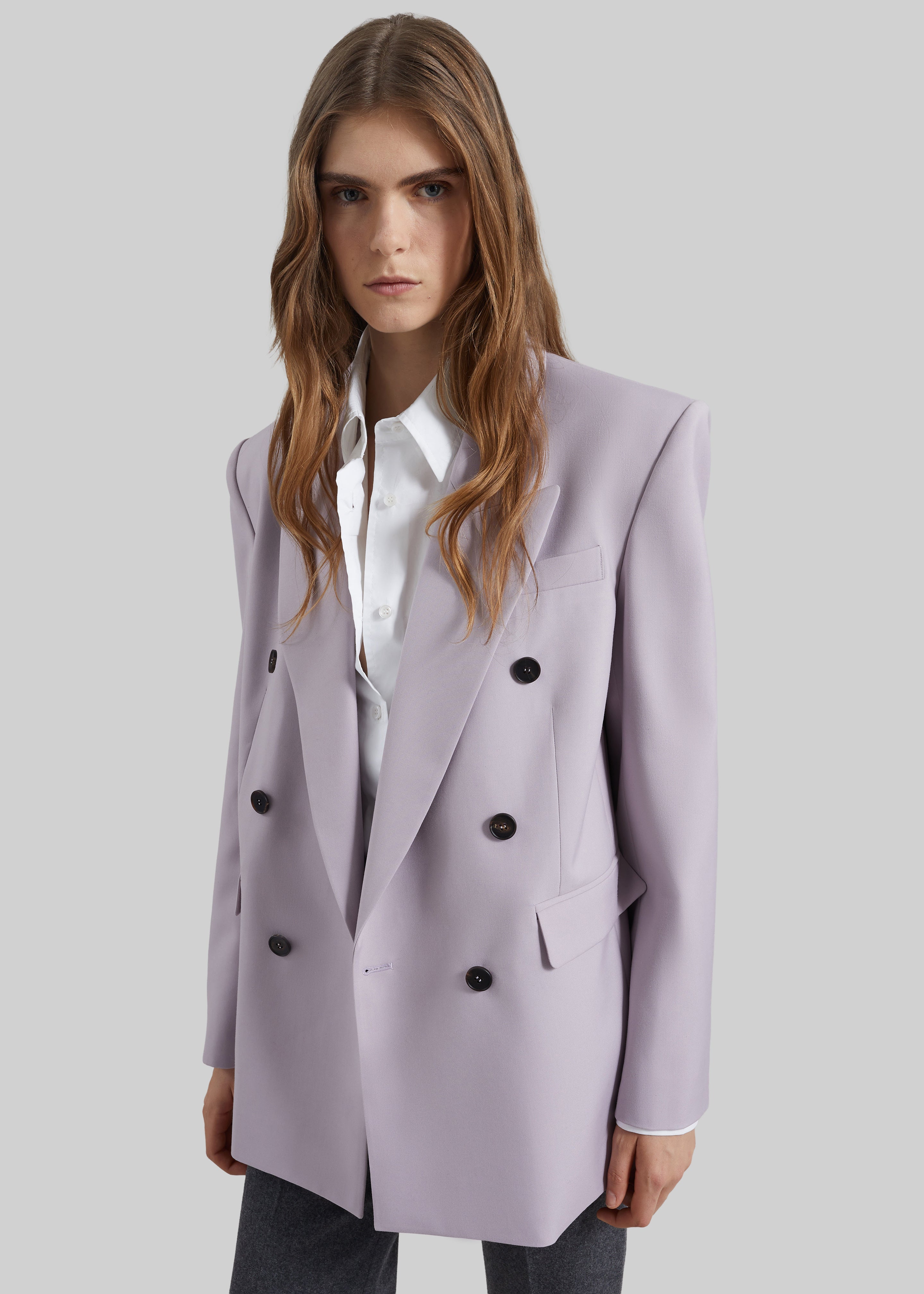 Bielsa Double Breasted Blazer - Lavender – The Frankie Shop Europe