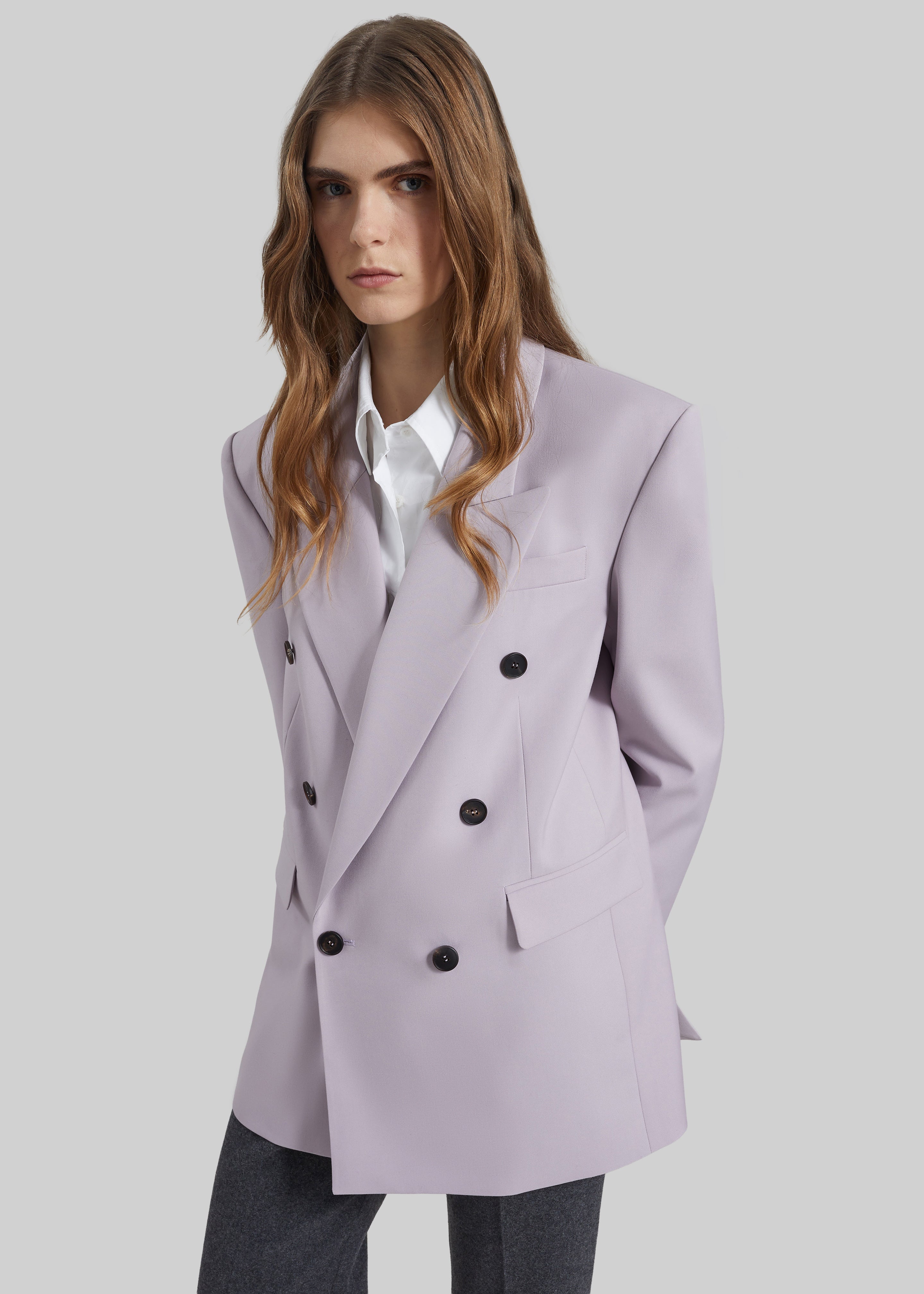 Bielsa Double Breasted Blazer - Lavender – The Frankie Shop Europe
