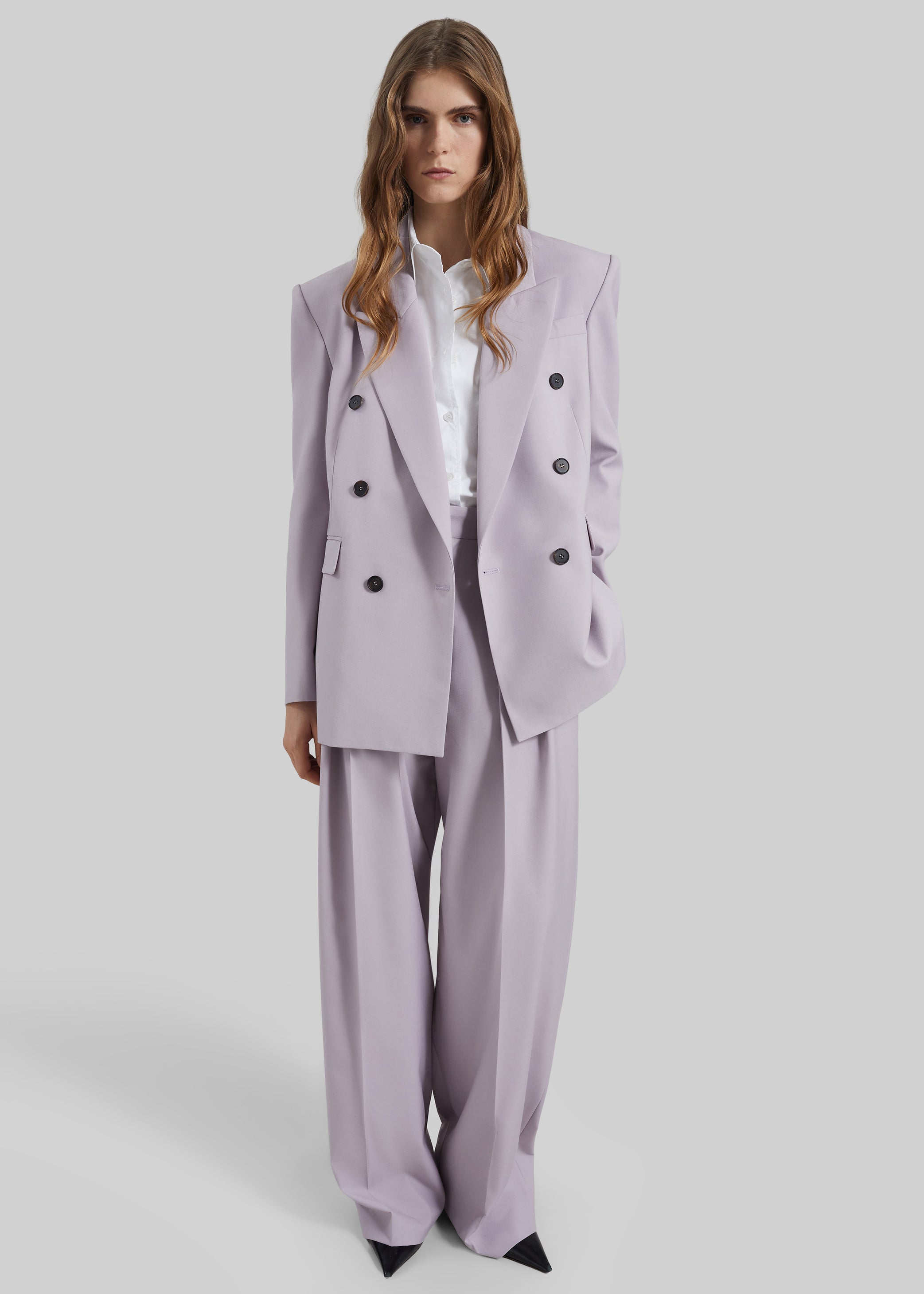 Shop the look image for Bielsa Pleated Trousers - Lavender