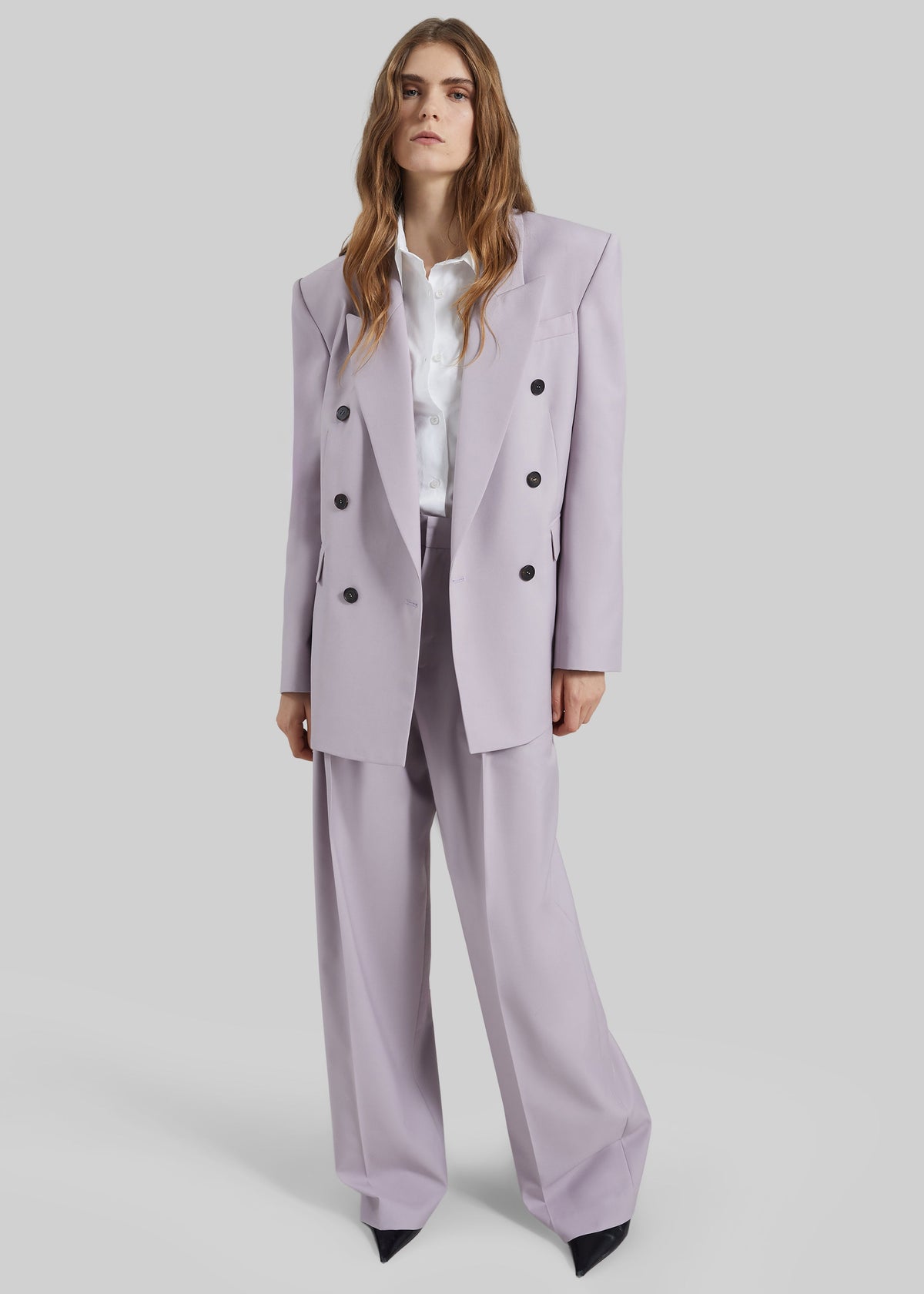 Bielsa Pleated Trousers - Lavender - 3