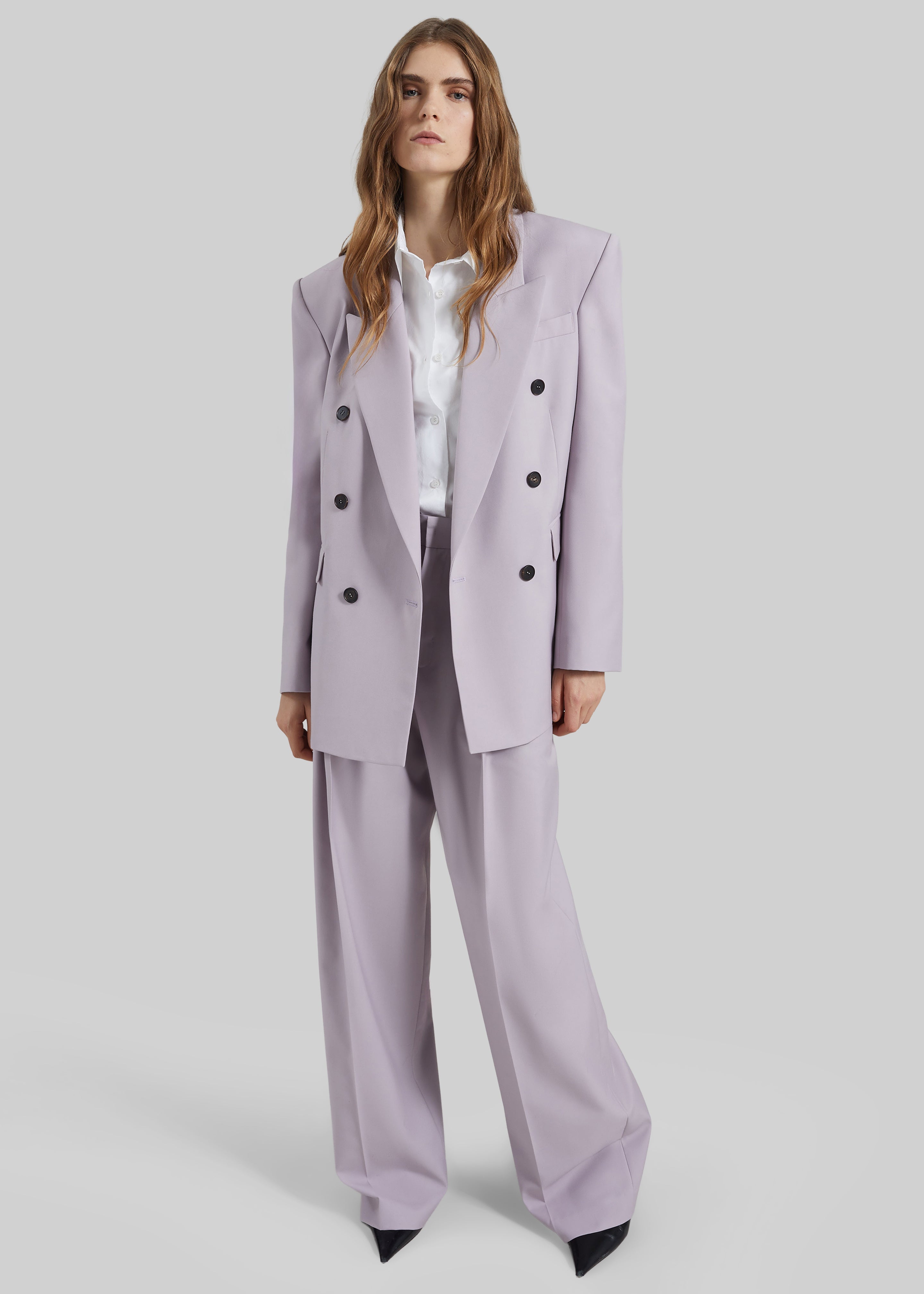 Bielsa Double Breasted Blazer - Lavender – The Frankie Shop Europe