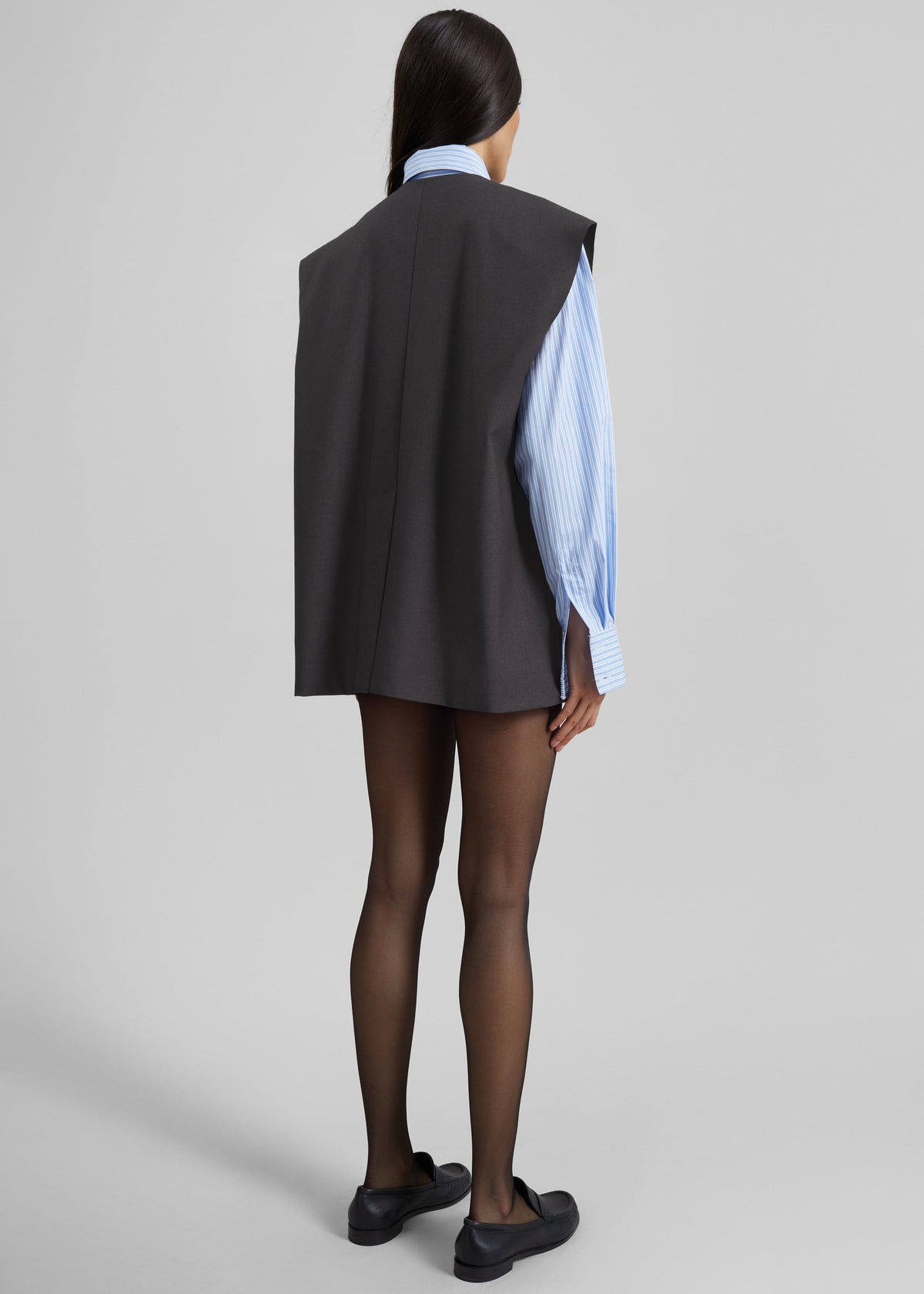 Bilzen Oversized Vest - Charcoal - 8