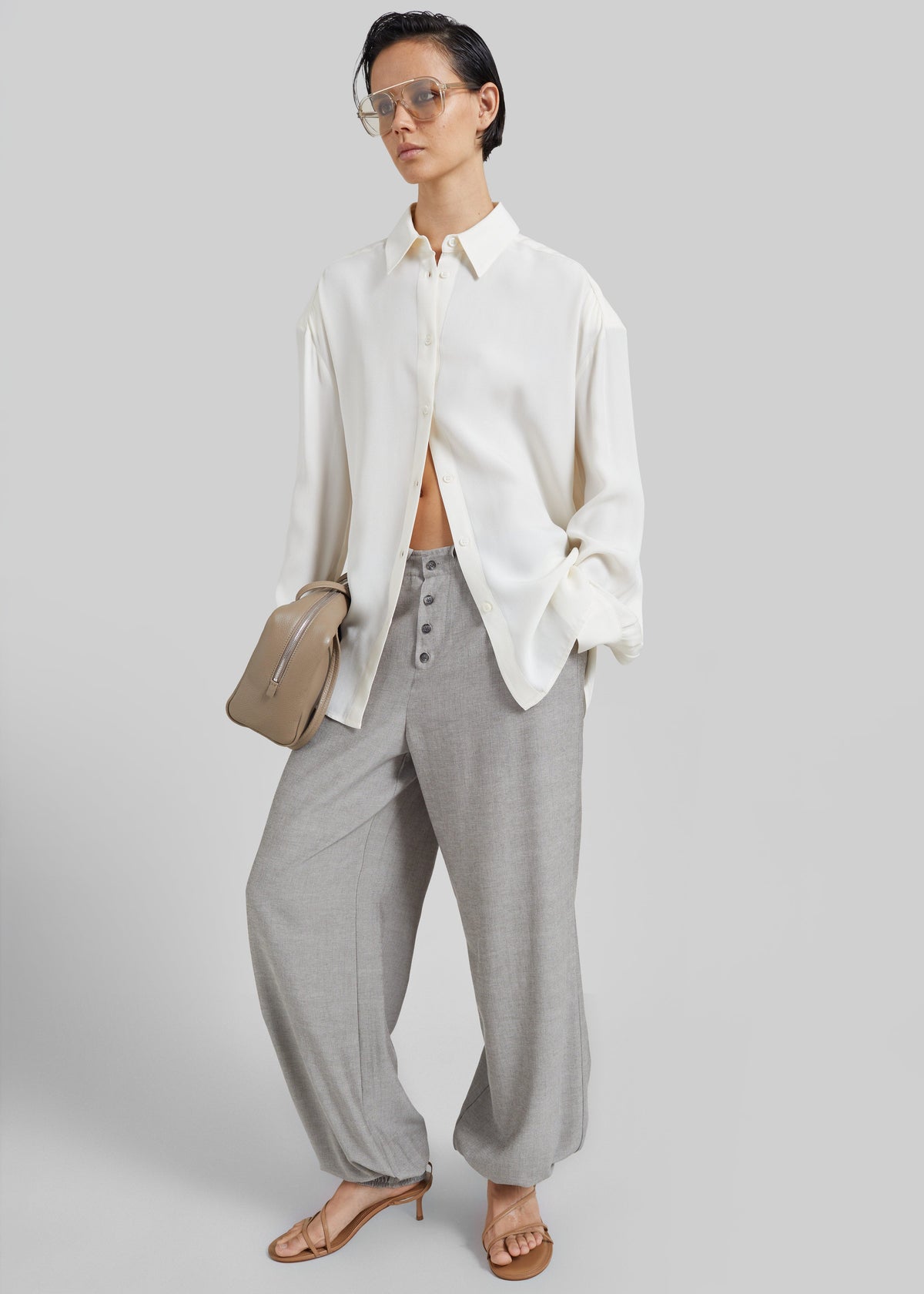 Bina Padded Shirt - Ivory - 6