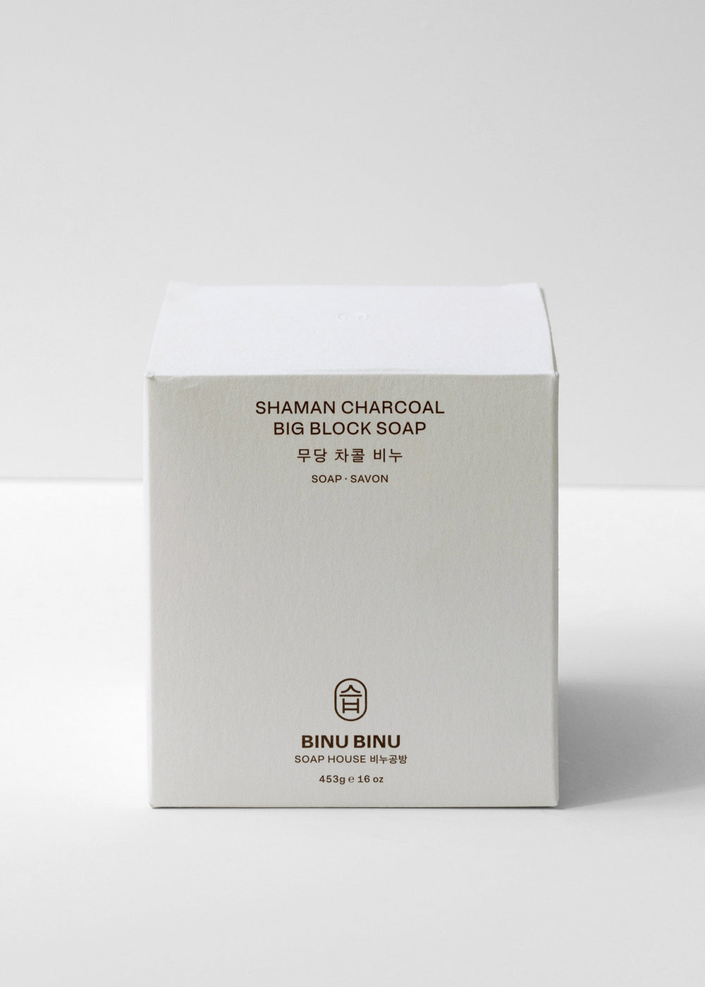 Jjimjil Big Block Soap - Shaman Charcoal - 1