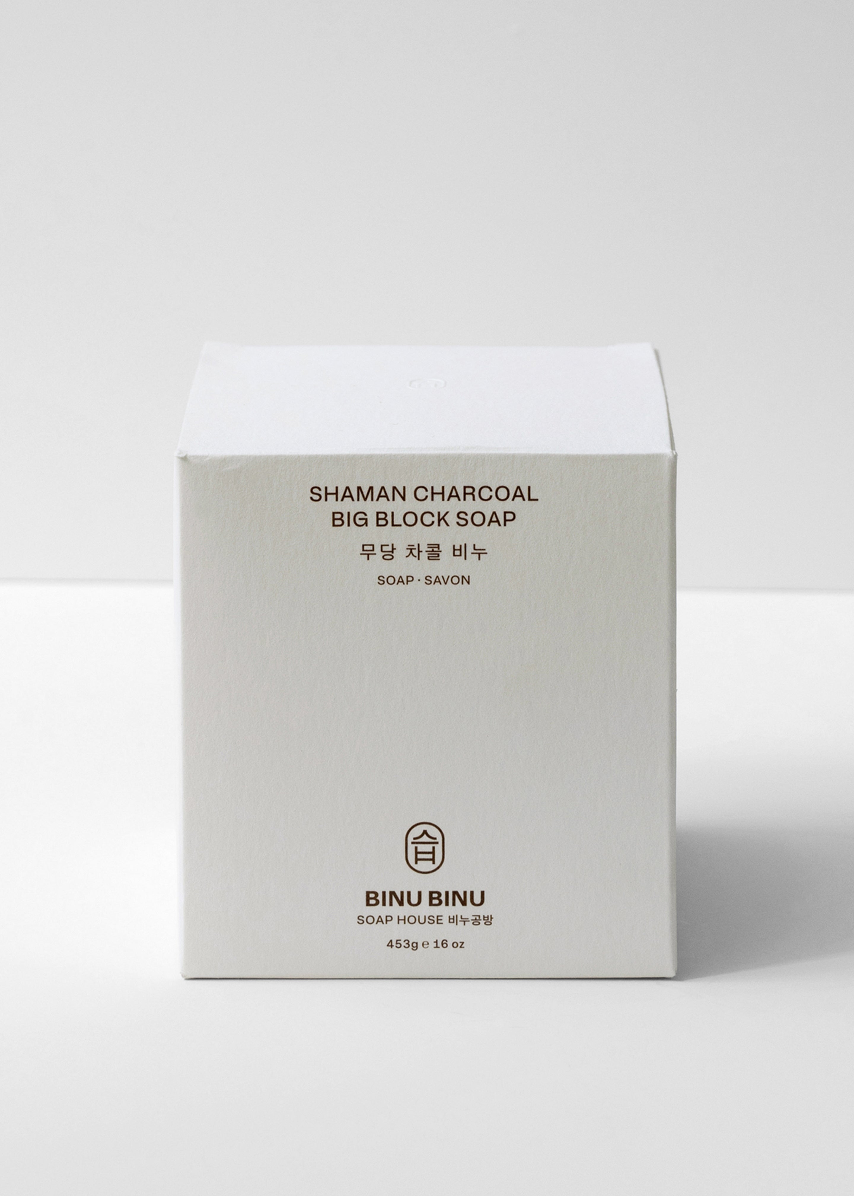 Jjimjil Big Block Soap - Shaman Charcoal - 4
