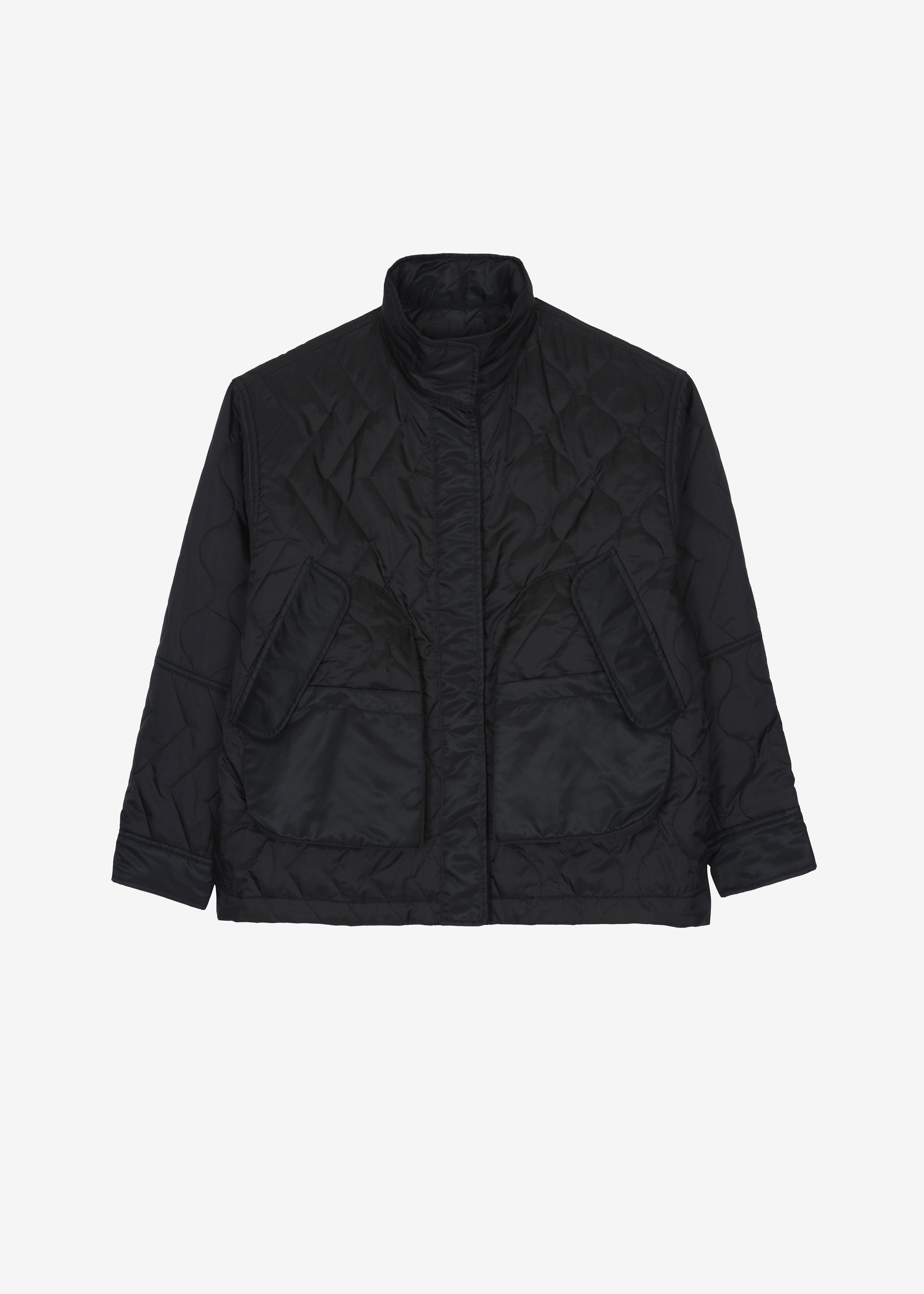 Birka Quilted Jacket - Black - 9