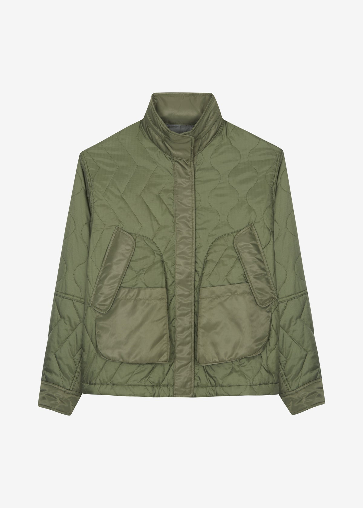 Birka Quilted Jacket - Green - 10