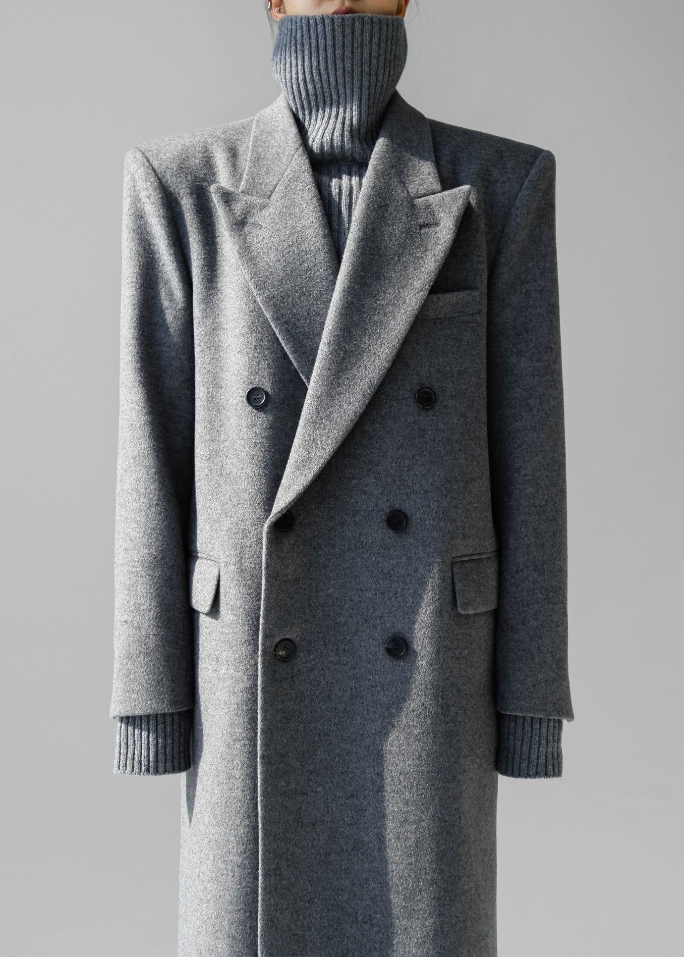 Birnam Wool Coat - Grey - 1