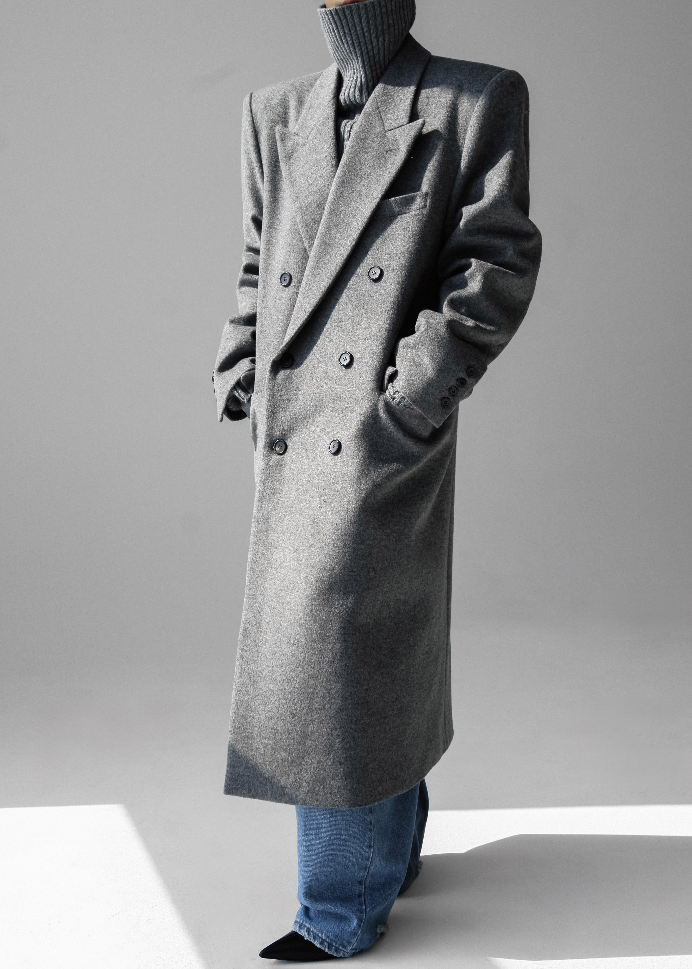 Birnam Wool Coat - Grey - 4