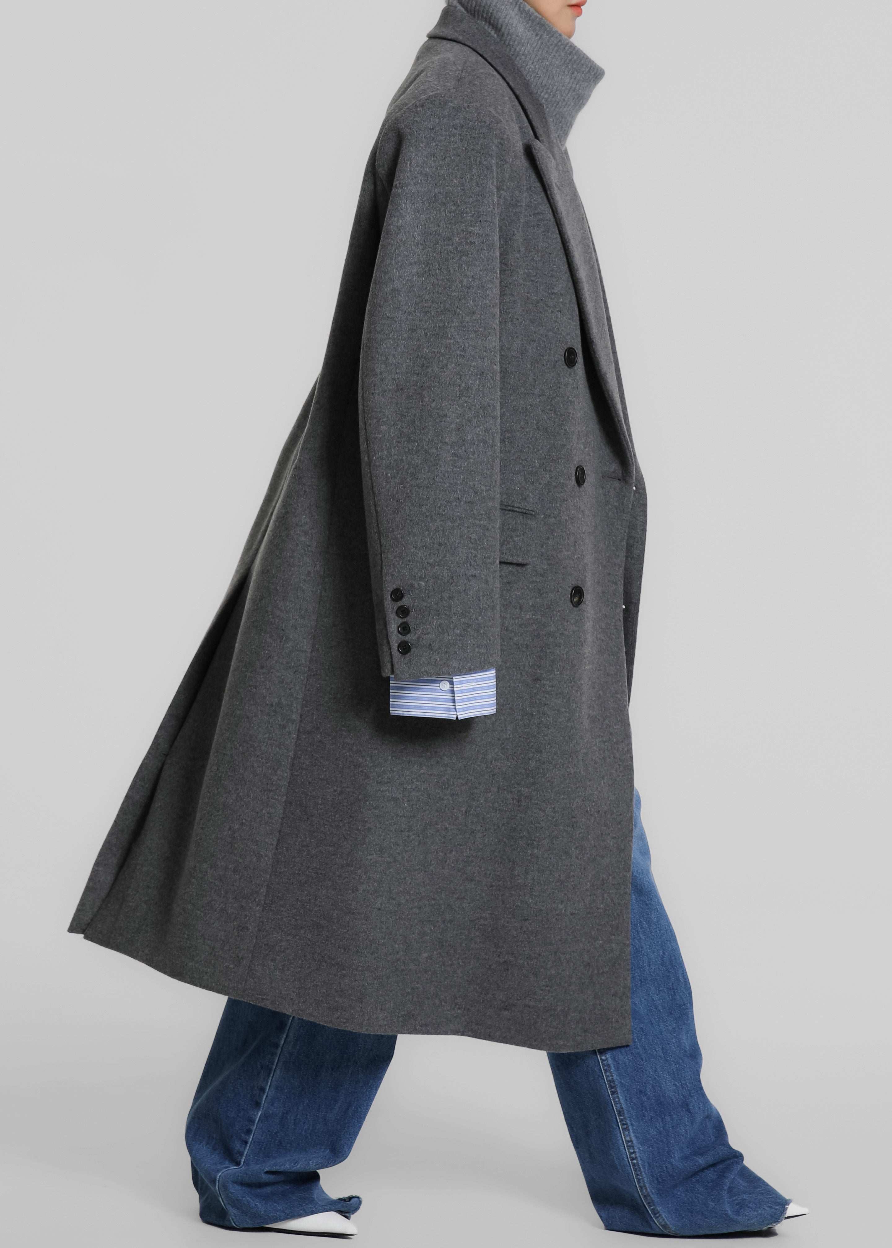 Birnam Wool Coat - Grey - 11